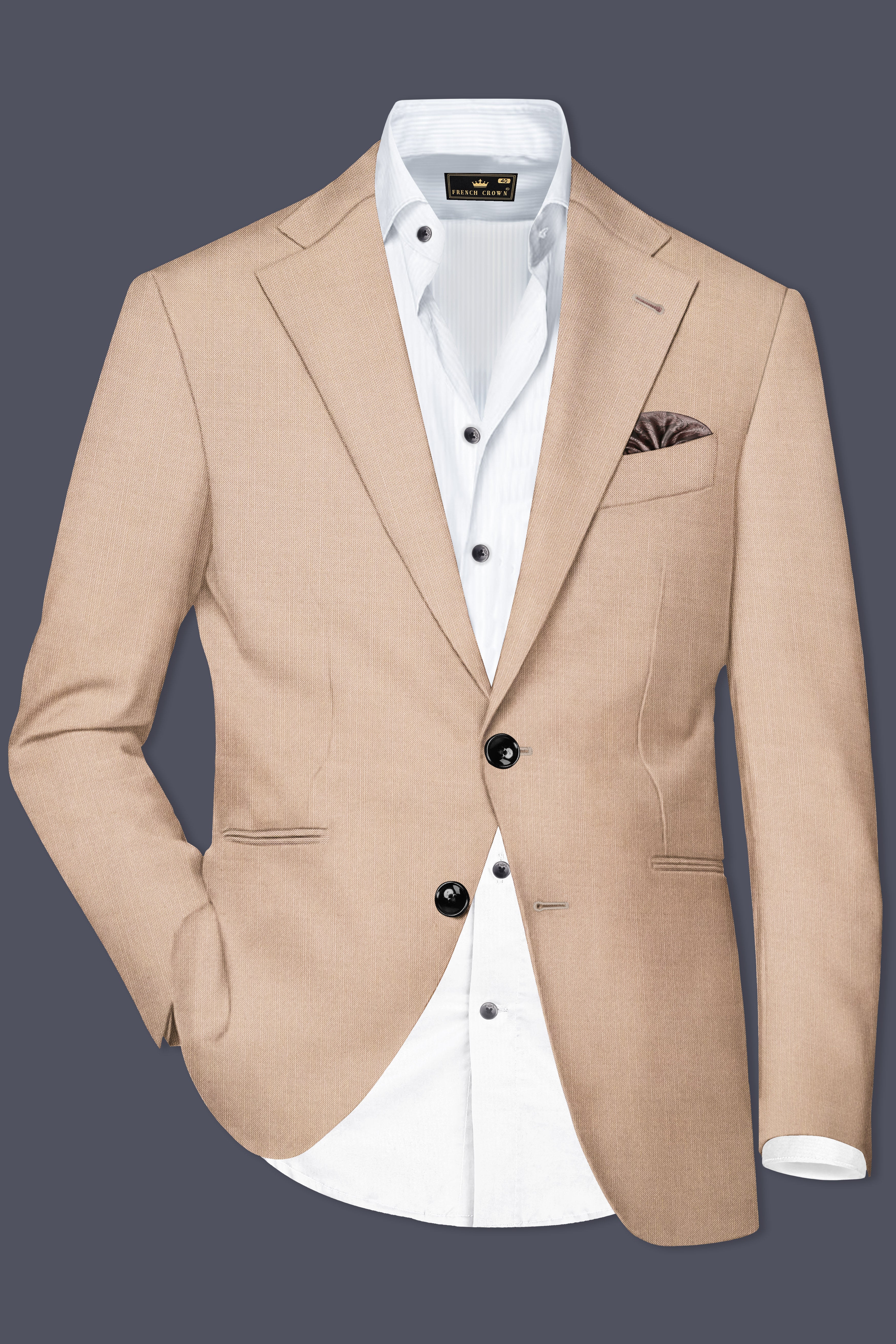 Hazelnut Subtle Sheen Woolrich Suit