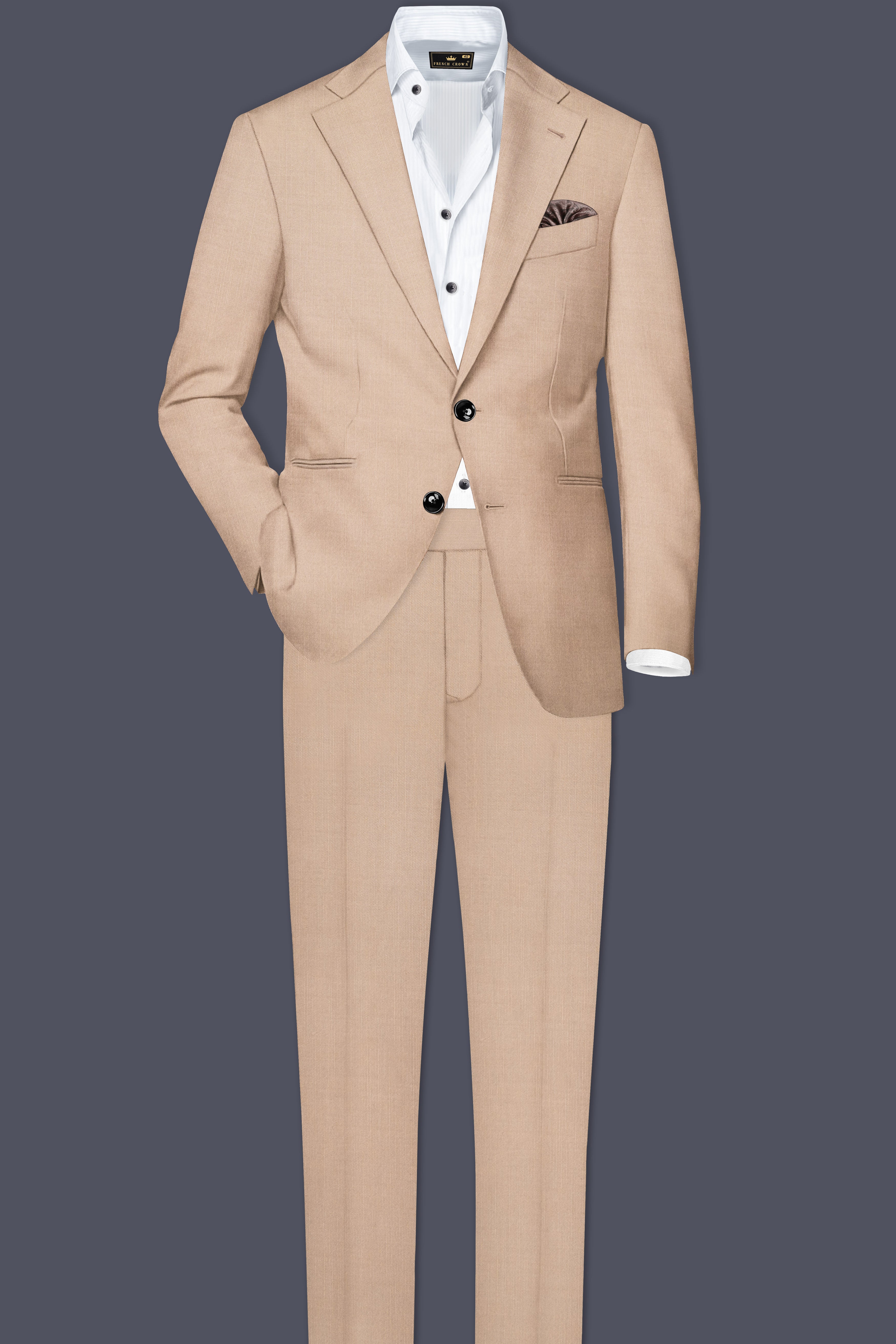 Hazelnut Subtle Sheen Woolrich Suit