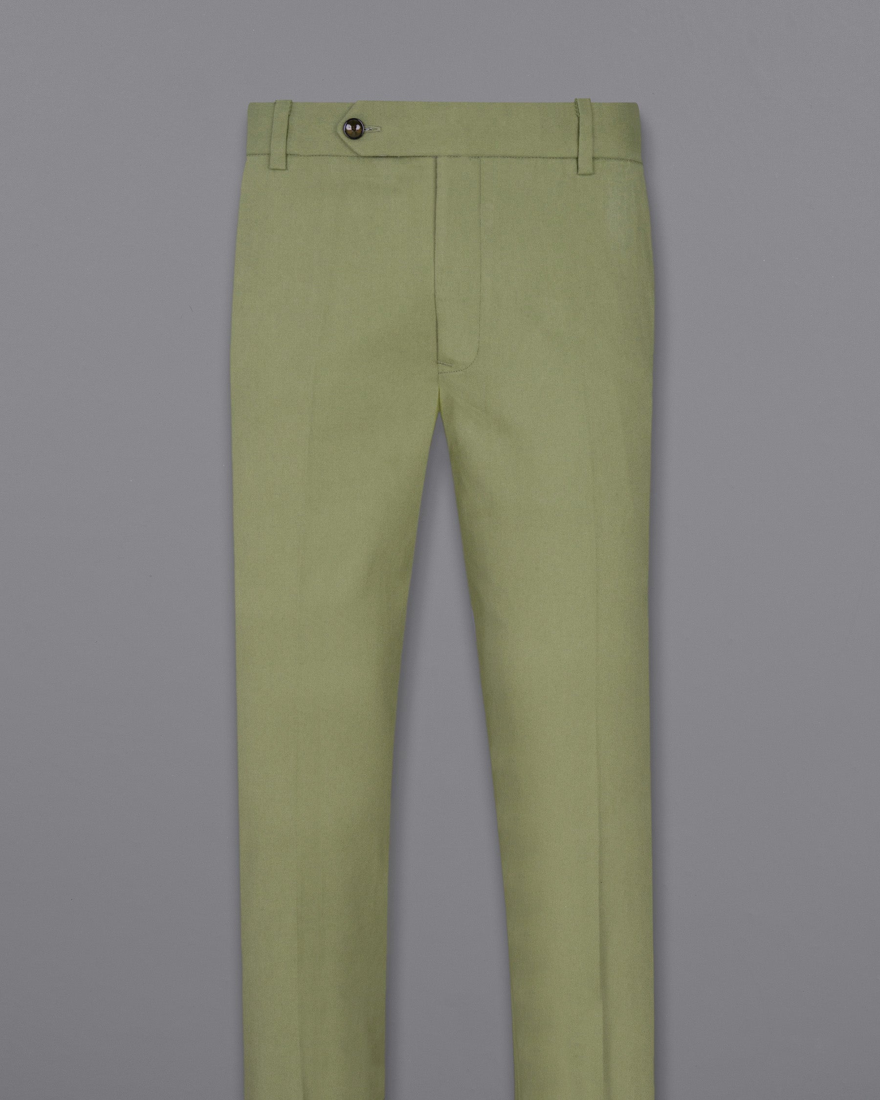 Kelp Green Heavyweight Double-Breasted Premium Cotton Suit