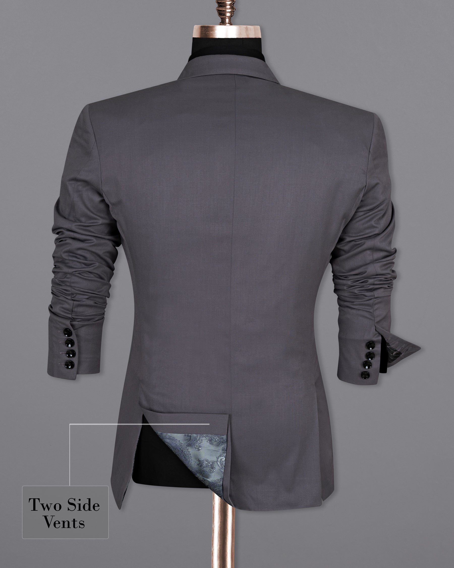 Dolphin Grey Wool Rich Suit