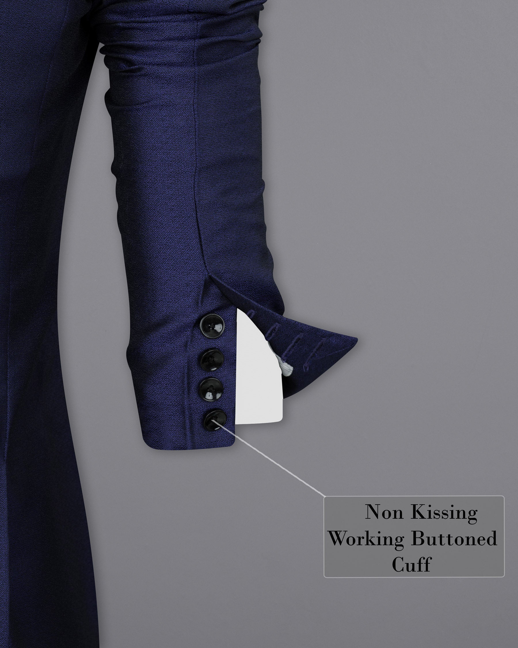 Cloud Burst Blue Designer Tuxedo Suit