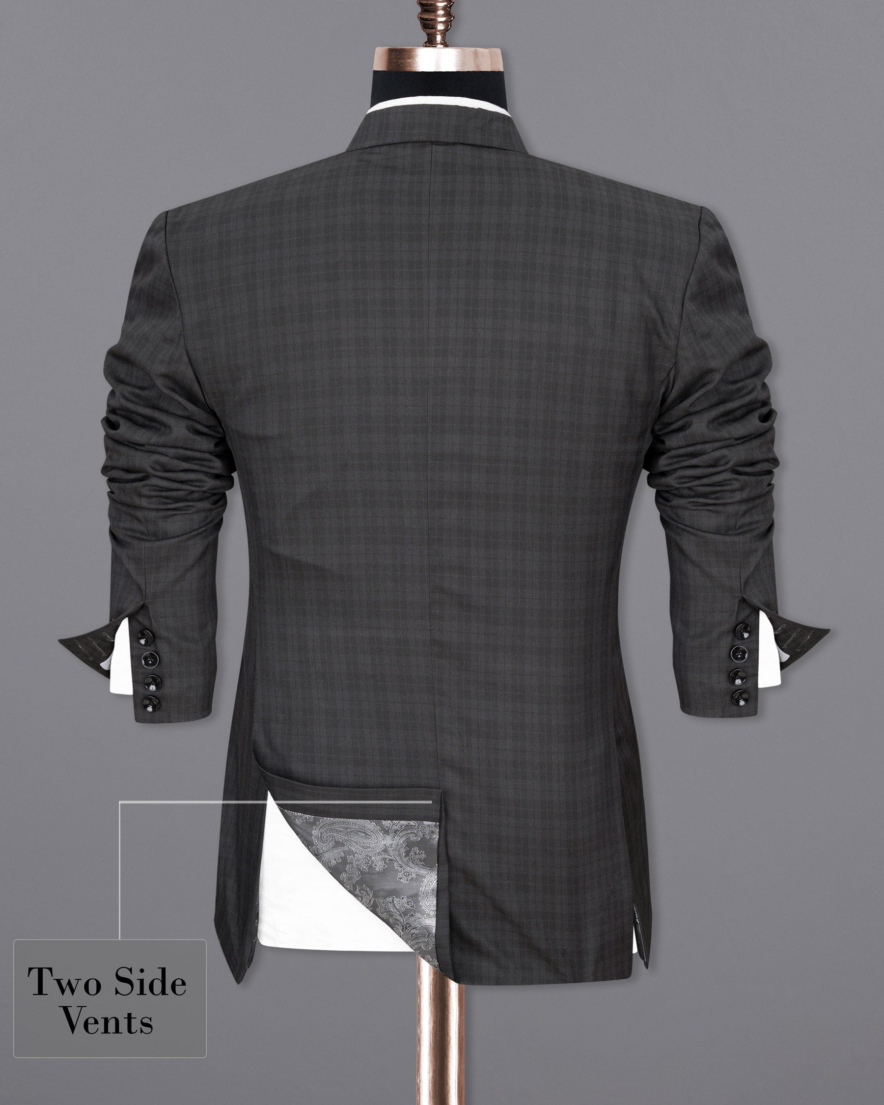 Mine Shaft Gray Plaid Suit