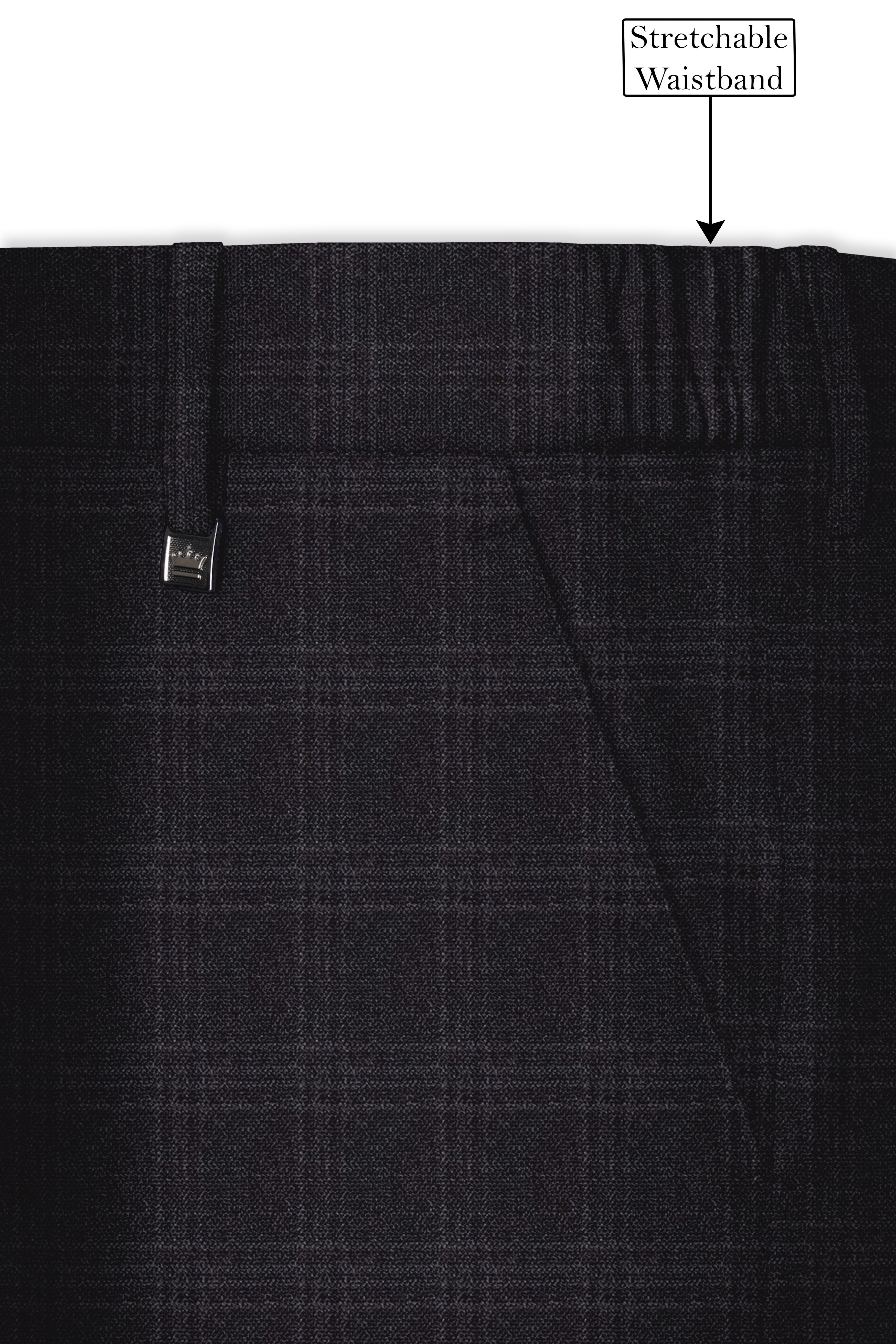 Tuatara Gray Subtle windowpanew Double Breasted Suit