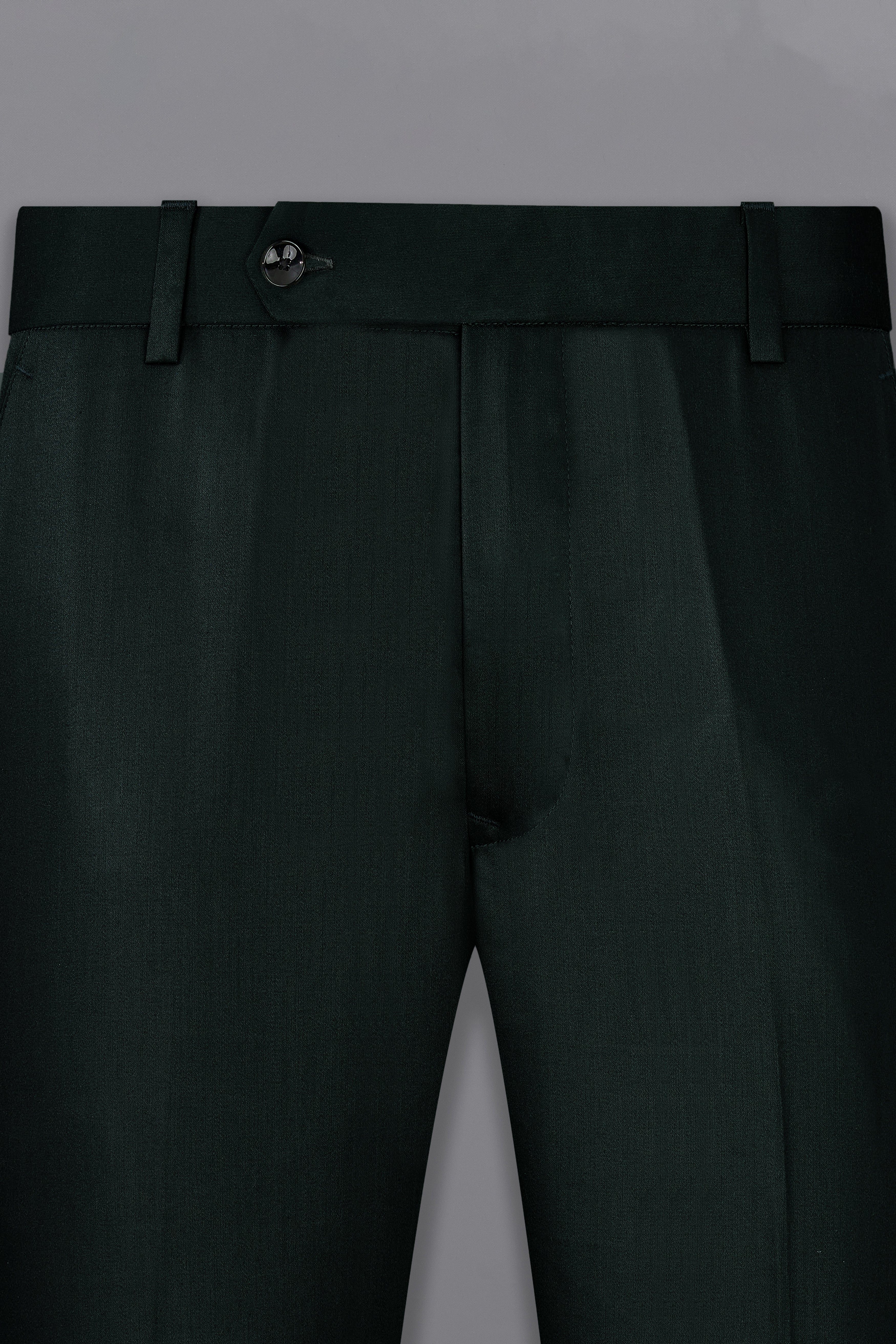 Juniper Green Subtle Sheen Bandhgala/Mandarin Suit
