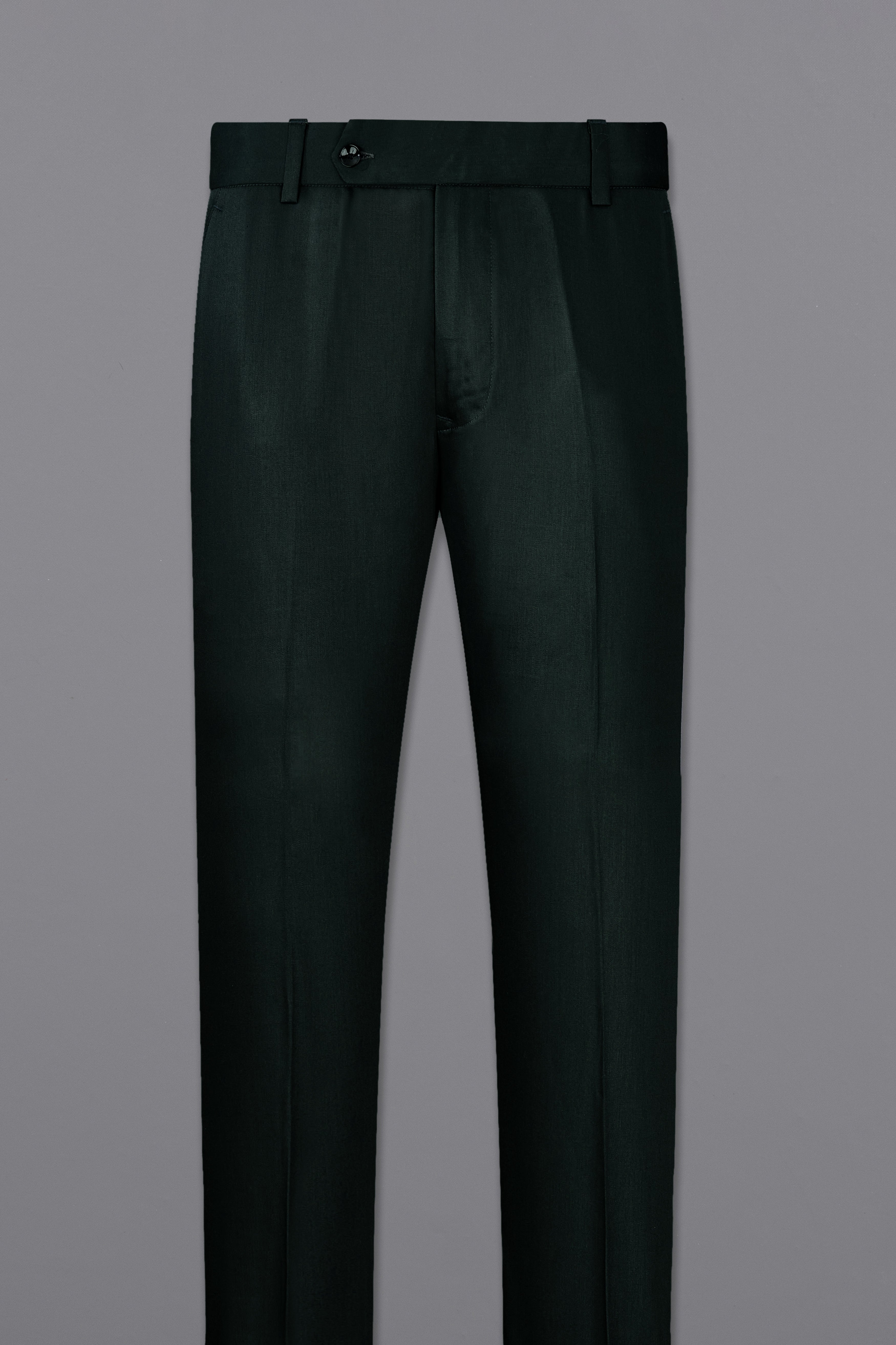 Juniper Green Subtle Sheen Bandhgala/Mandarin Suit