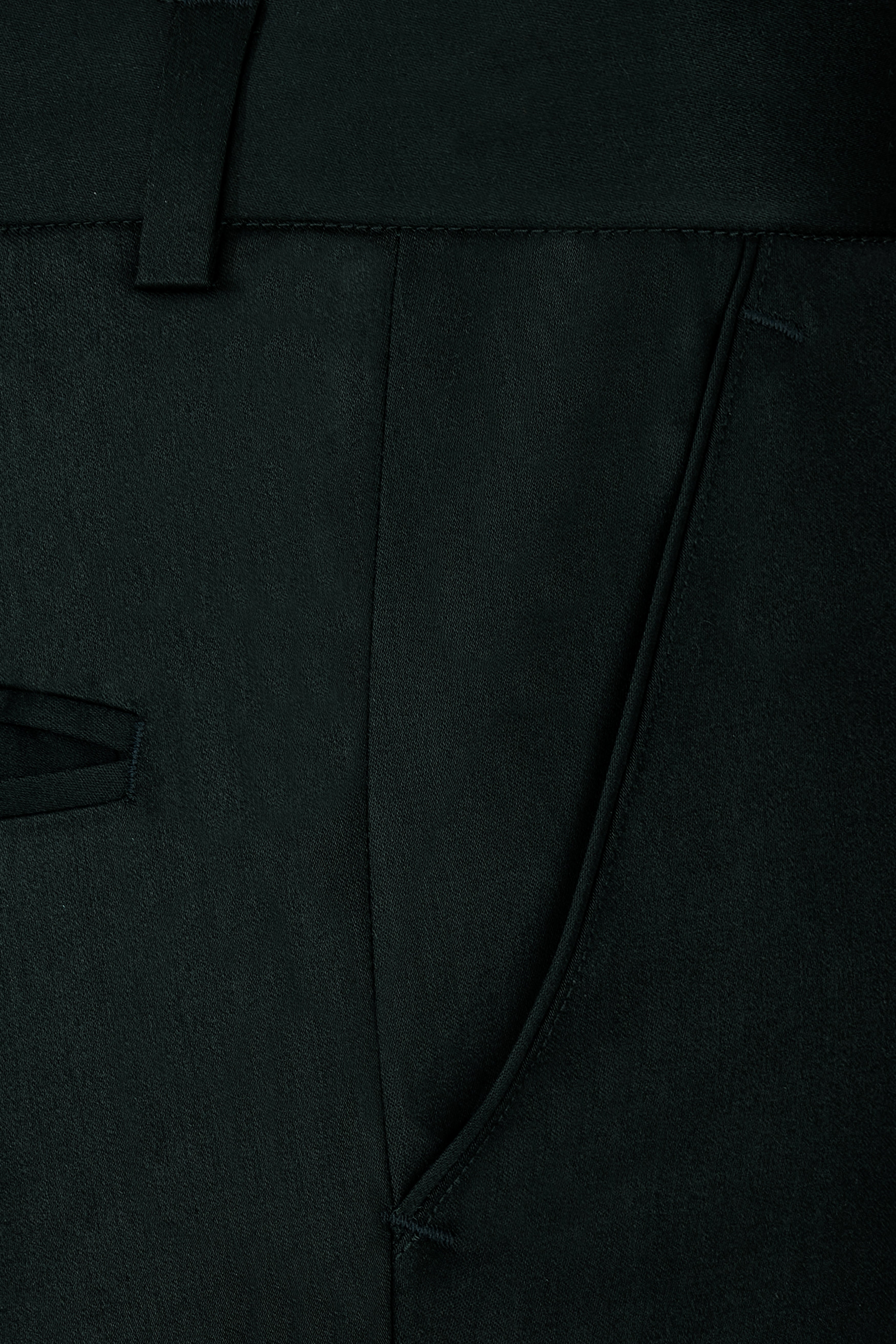 Juniper Green Subtle Sheen Bandhgala/Mandarin Suit