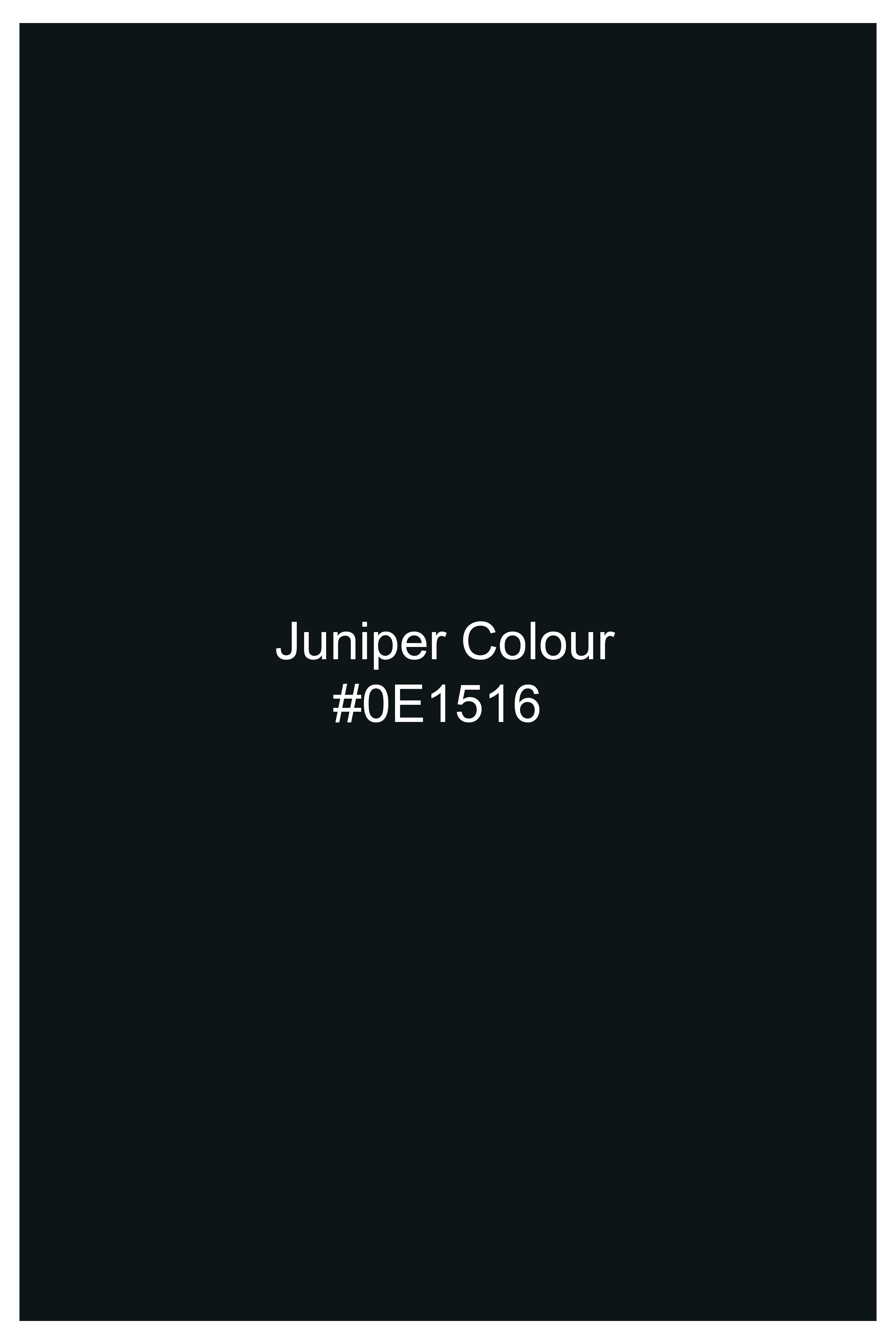 Juniper Green Subtle Sheen Bandhgala/Mandarin Suit