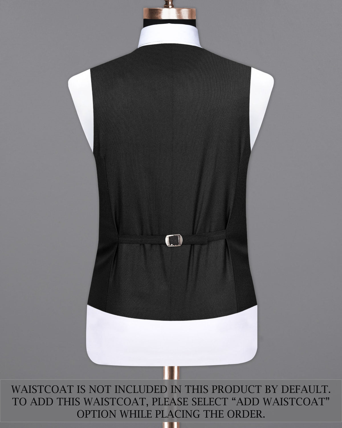 Melanzane Jade Black Double Breasted Suit