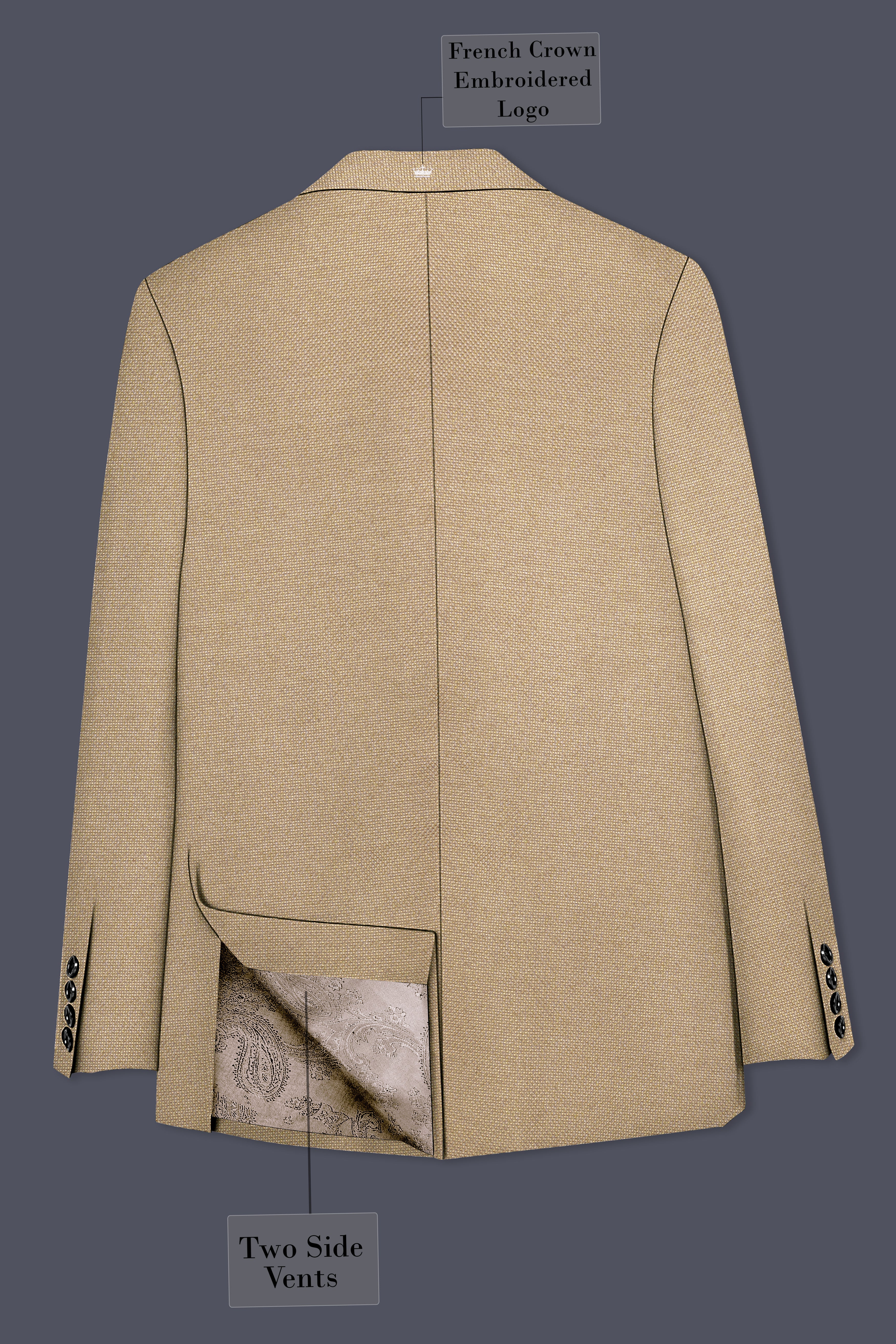 Tallow Brown Double Breasted Suit