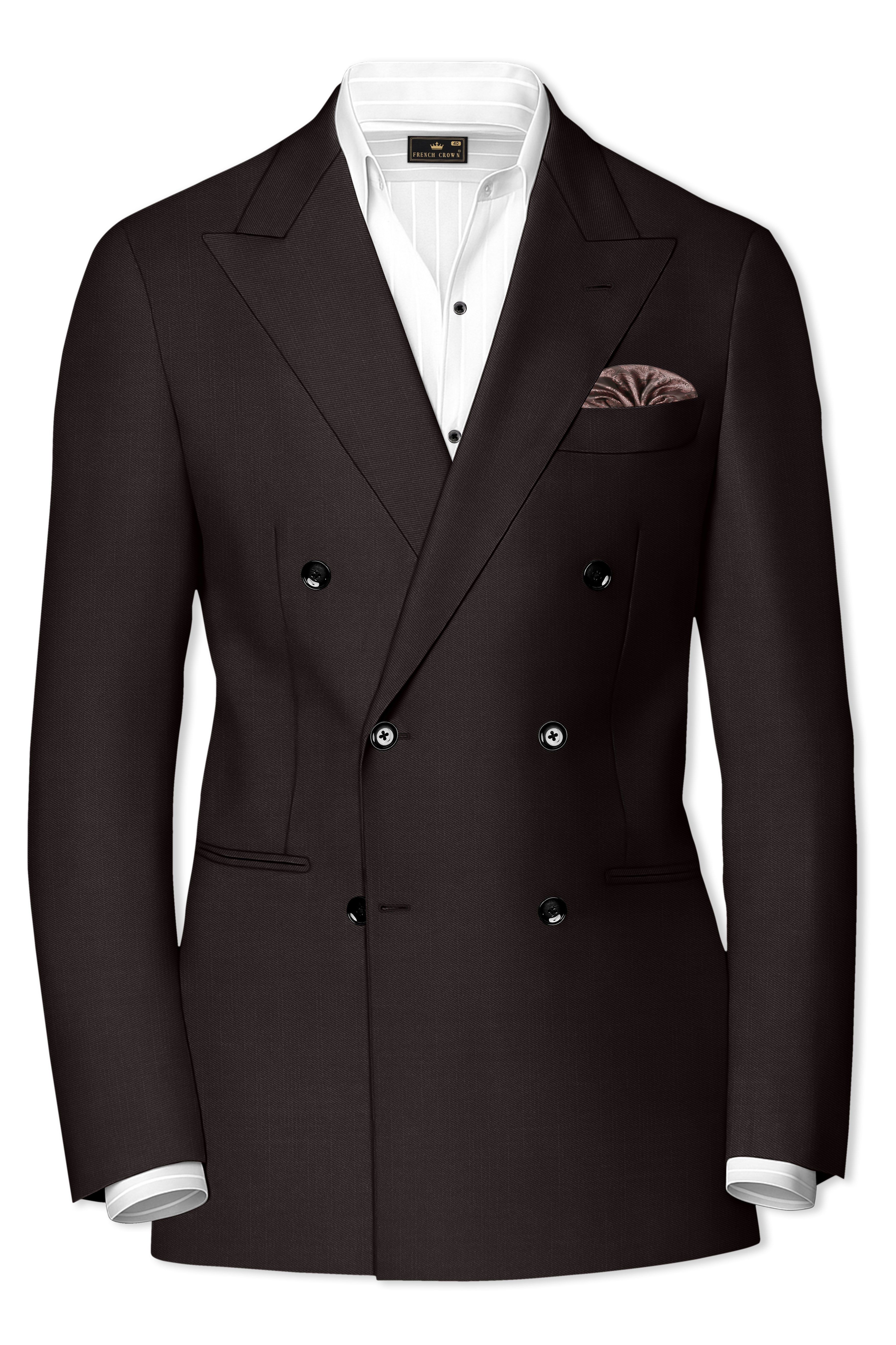 Armadillo Brown Double Breasted Suit