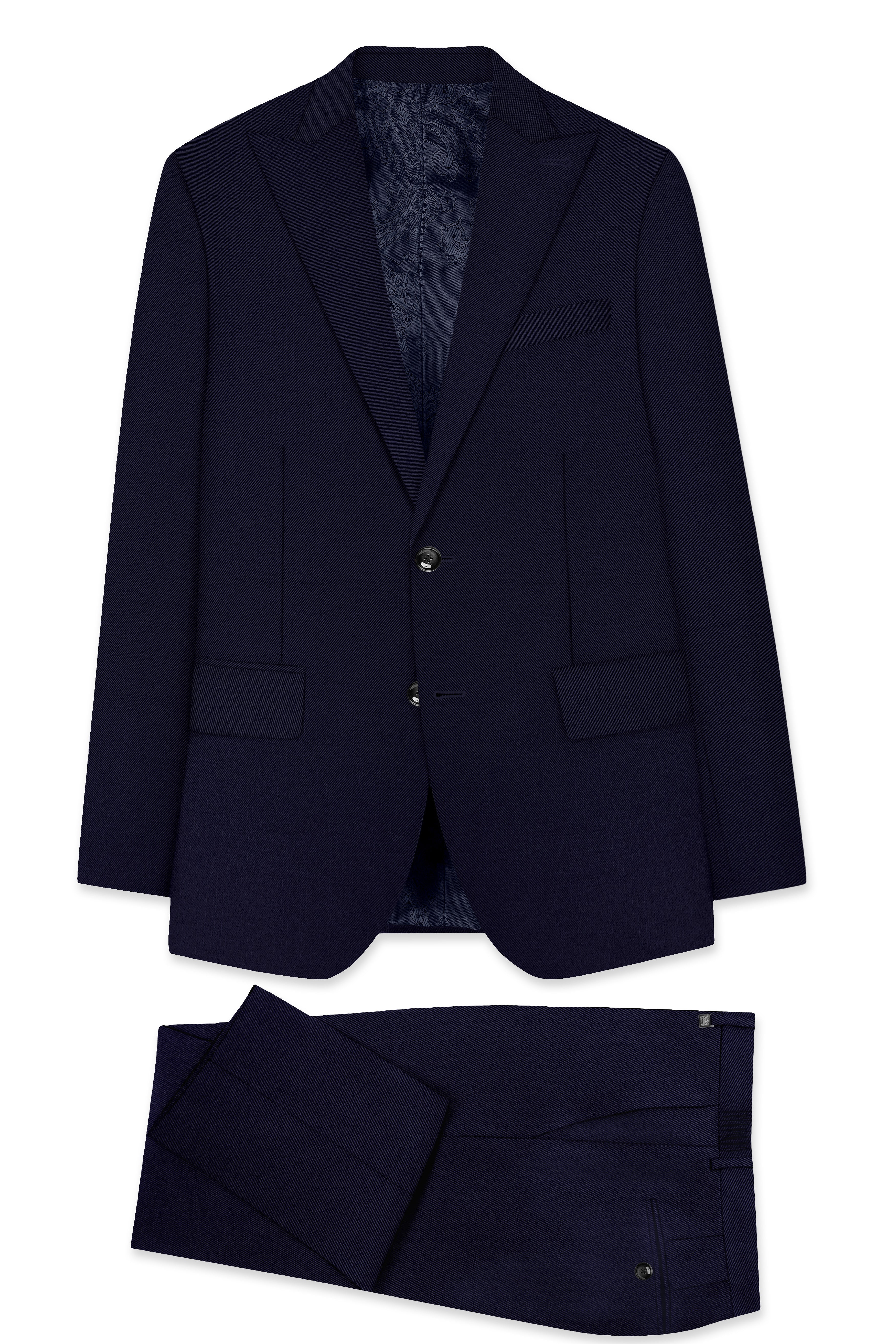 Haiti Blue Single Breasted Suit