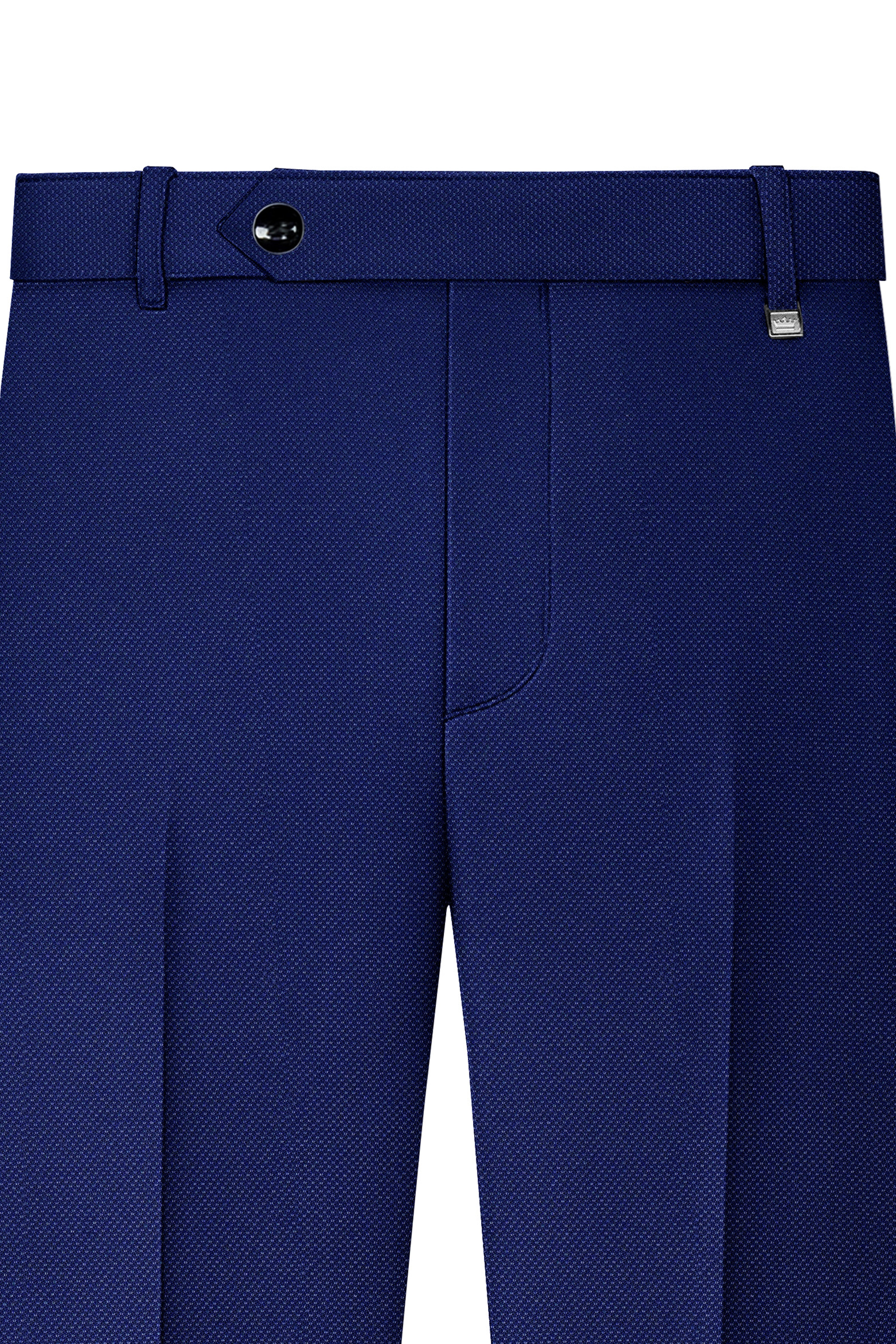 Ebony Clay Blue Double Breasted Suit