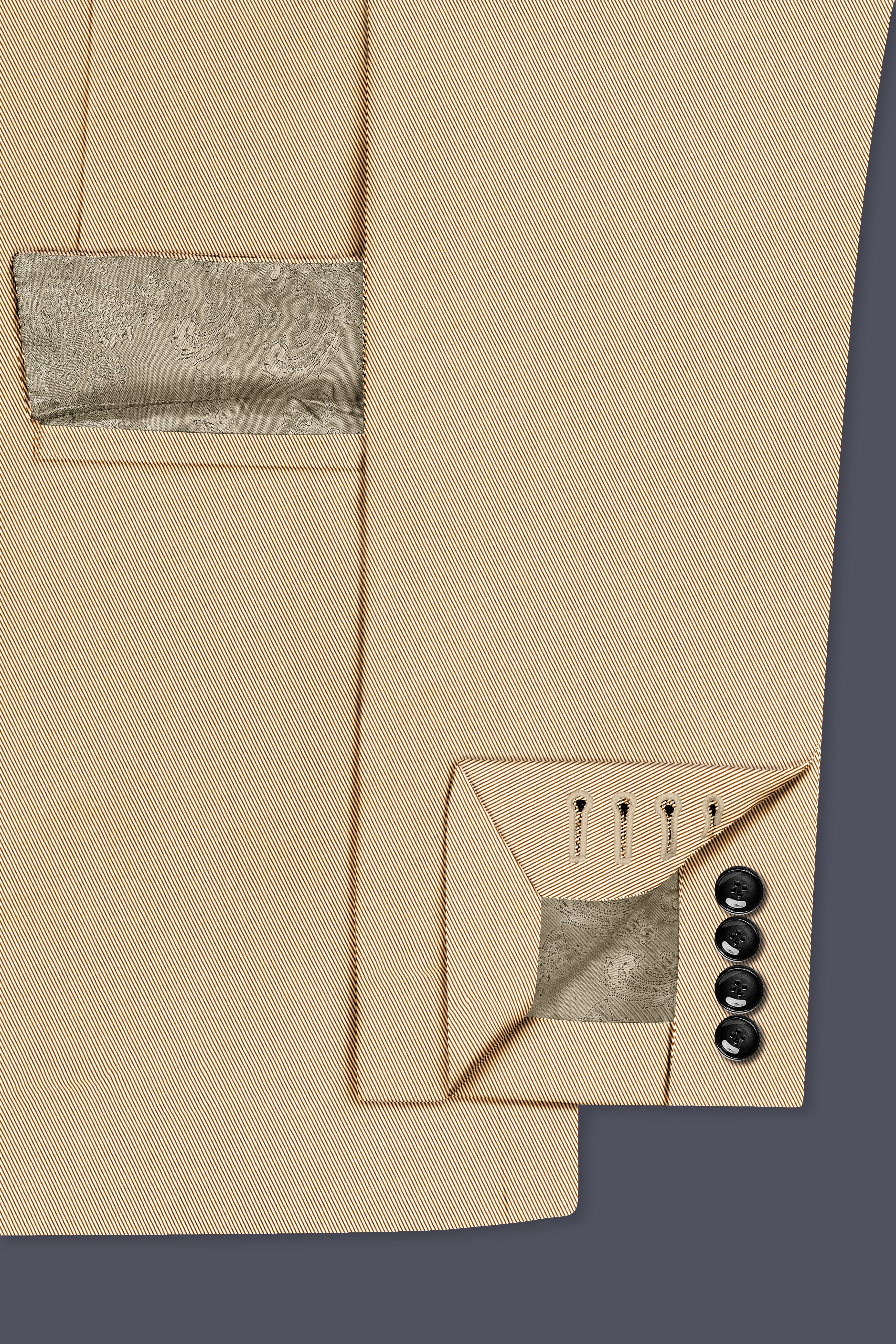 Sandrift Brown Premium Cotton Suit