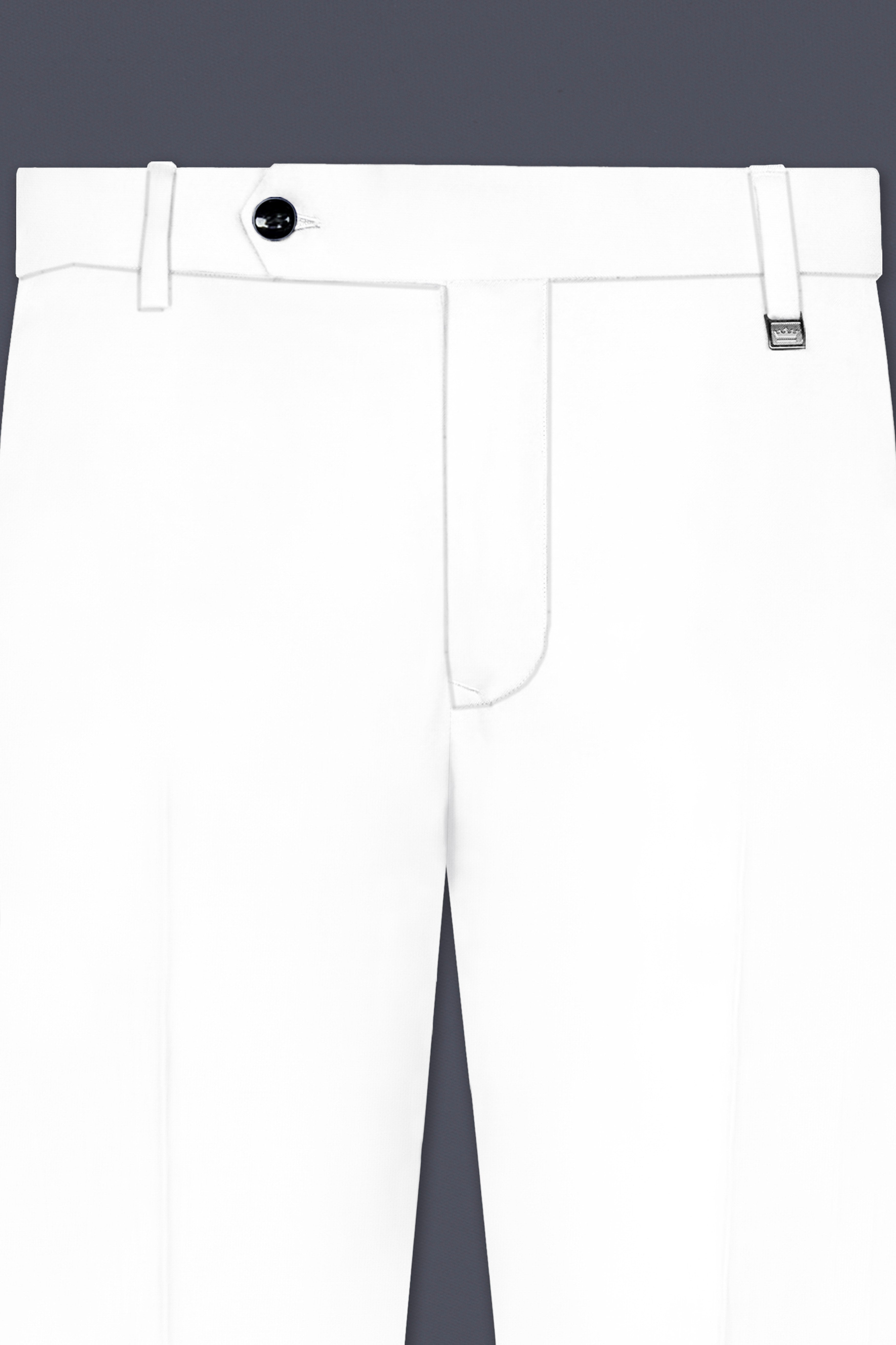 Bright White Luxurious Linen Suit