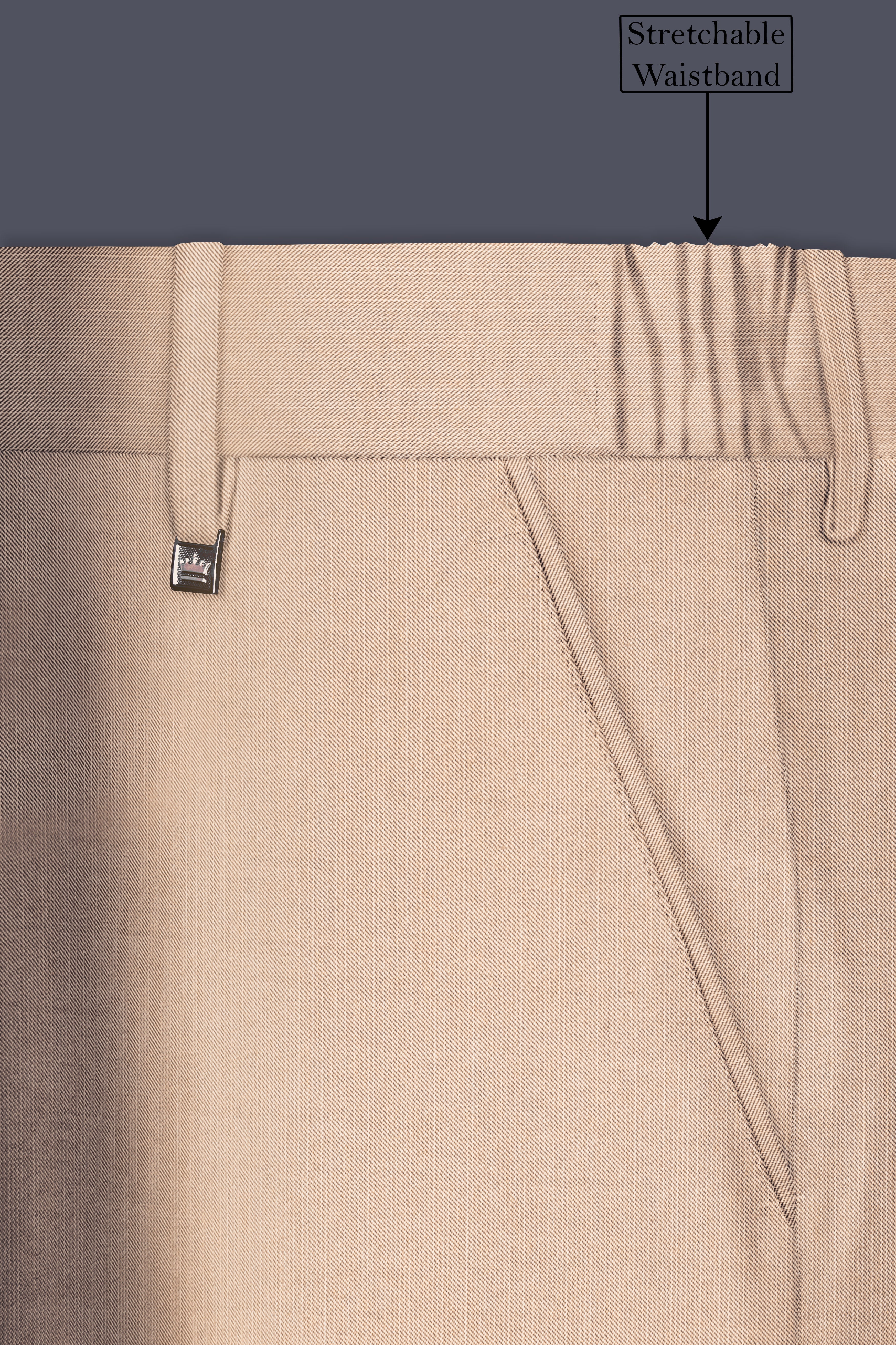 Hazelnut Cream Subtle Sheen Tuxedo Suit