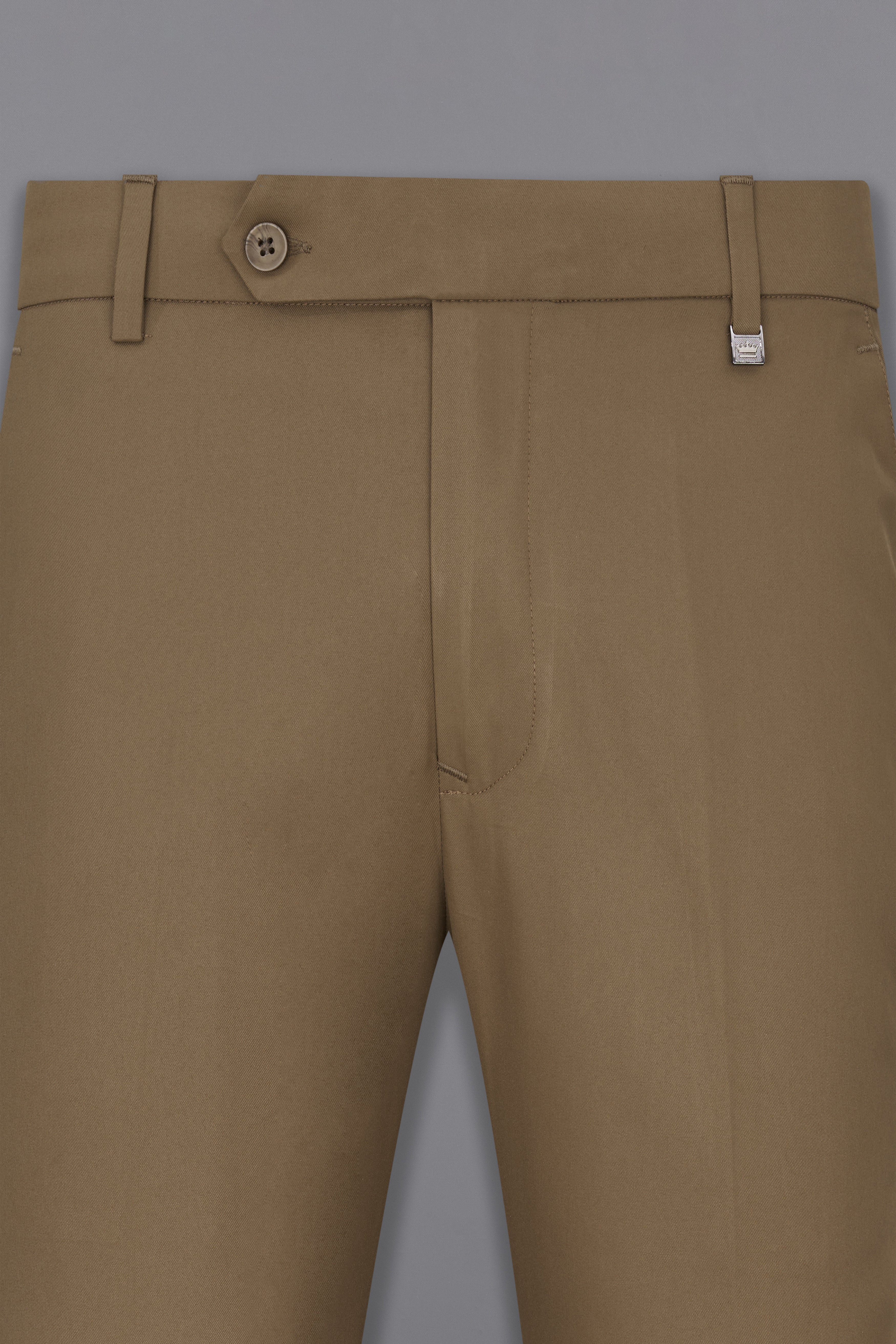Khaki Brown Single Breasted Suit