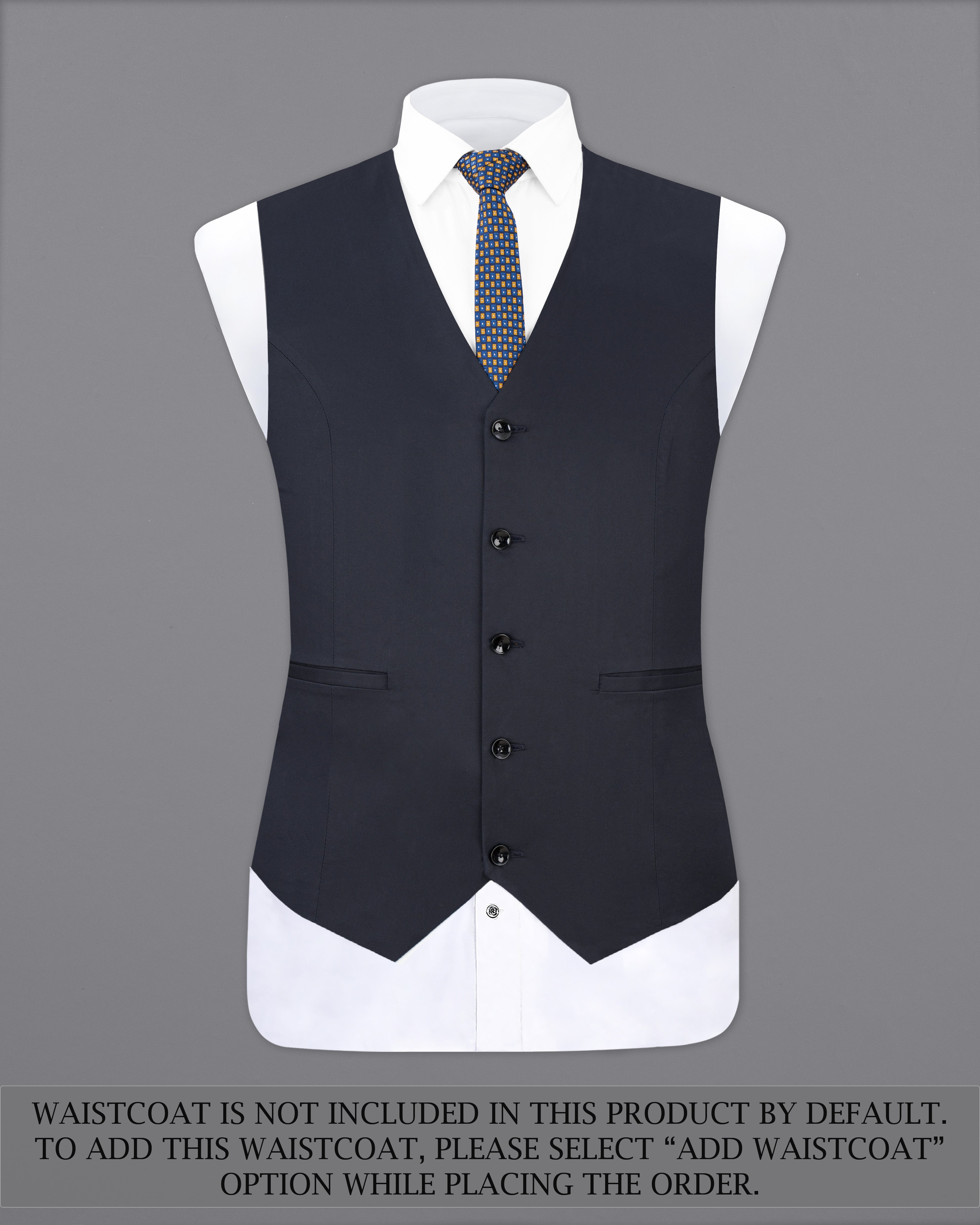 Thunder Blue with Brown Patch Work Premium Cotton Designer Suit