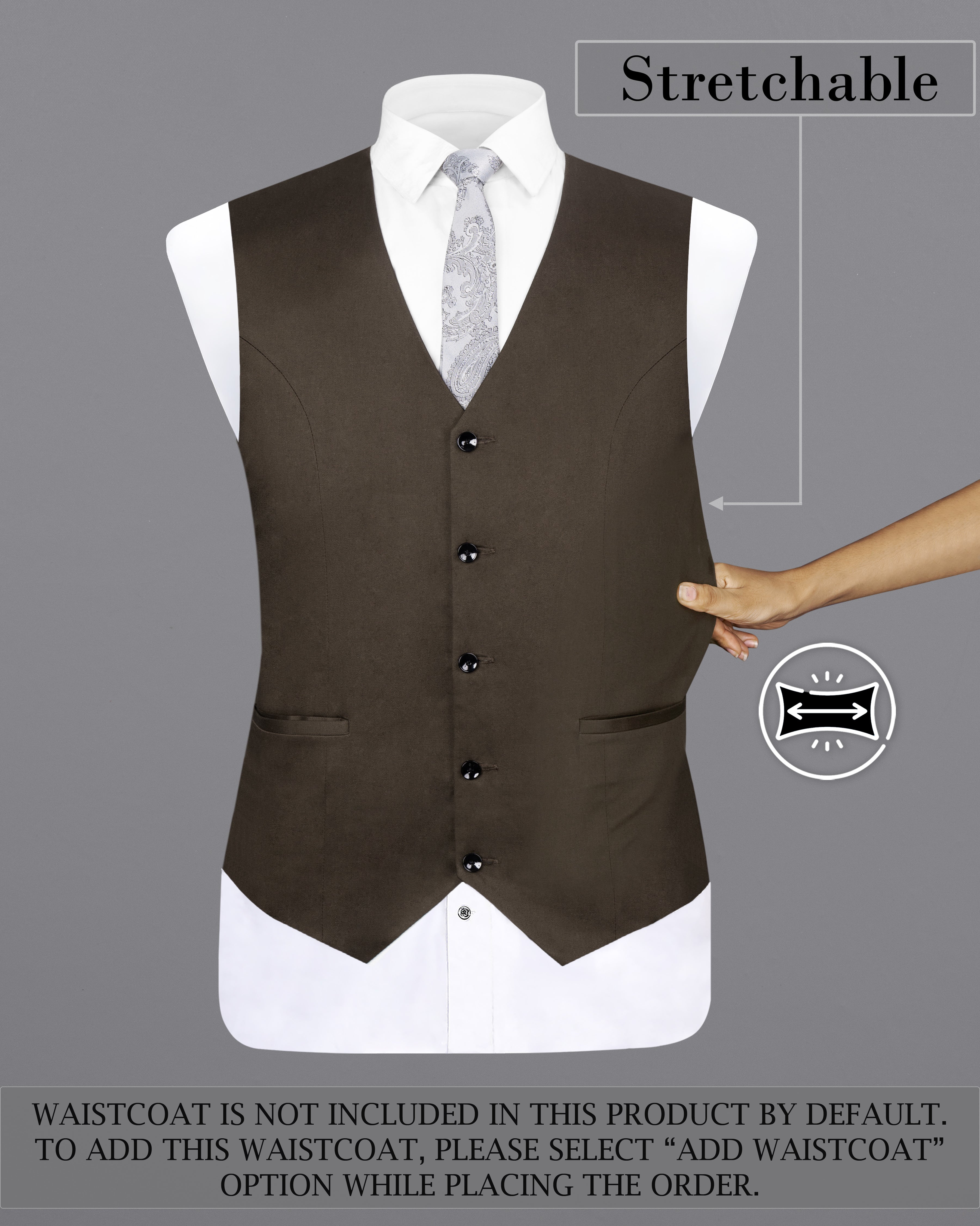 Walnut Brown Solid Stretchable Premium Cotton Double Breasted traveler Suit ST2628-DB-36,ST2628-DB-38,ST2628-DB-40,ST2628-DB-42,ST2628-DB-44,ST2628-DB-46,ST2628-DB-48,ST2628-DB-50,ST2628-DB-52,ST2628-DB-54,ST2628-DB-56,ST2628-DB-58,ST2628-DB-60