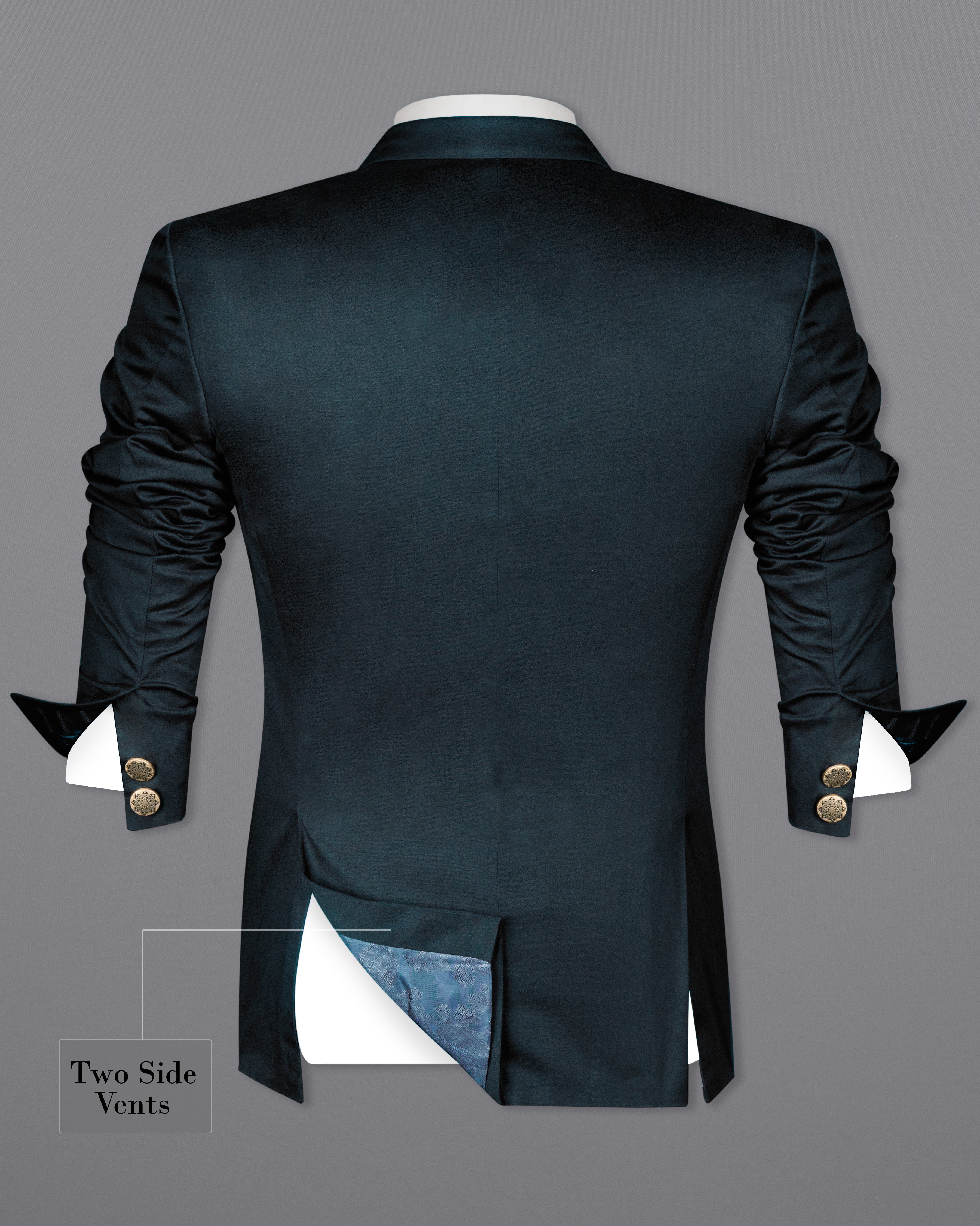 Timber Sea Blue Cross Placket Stretchable Premium Cotton Bandhgala traveler Suit ST2640-CBG-36,ST2640-CBG-38,ST2640-CBG-40,ST2640-CBG-42,ST2640-CBG-44,ST2640-CBG-46,ST2640-CBG-48,ST2640-CBG-50,ST2640-CBG-52,ST2640-CBG-54,ST2640-CBG-56,ST2640-CBG-58,ST2640-CBG-60