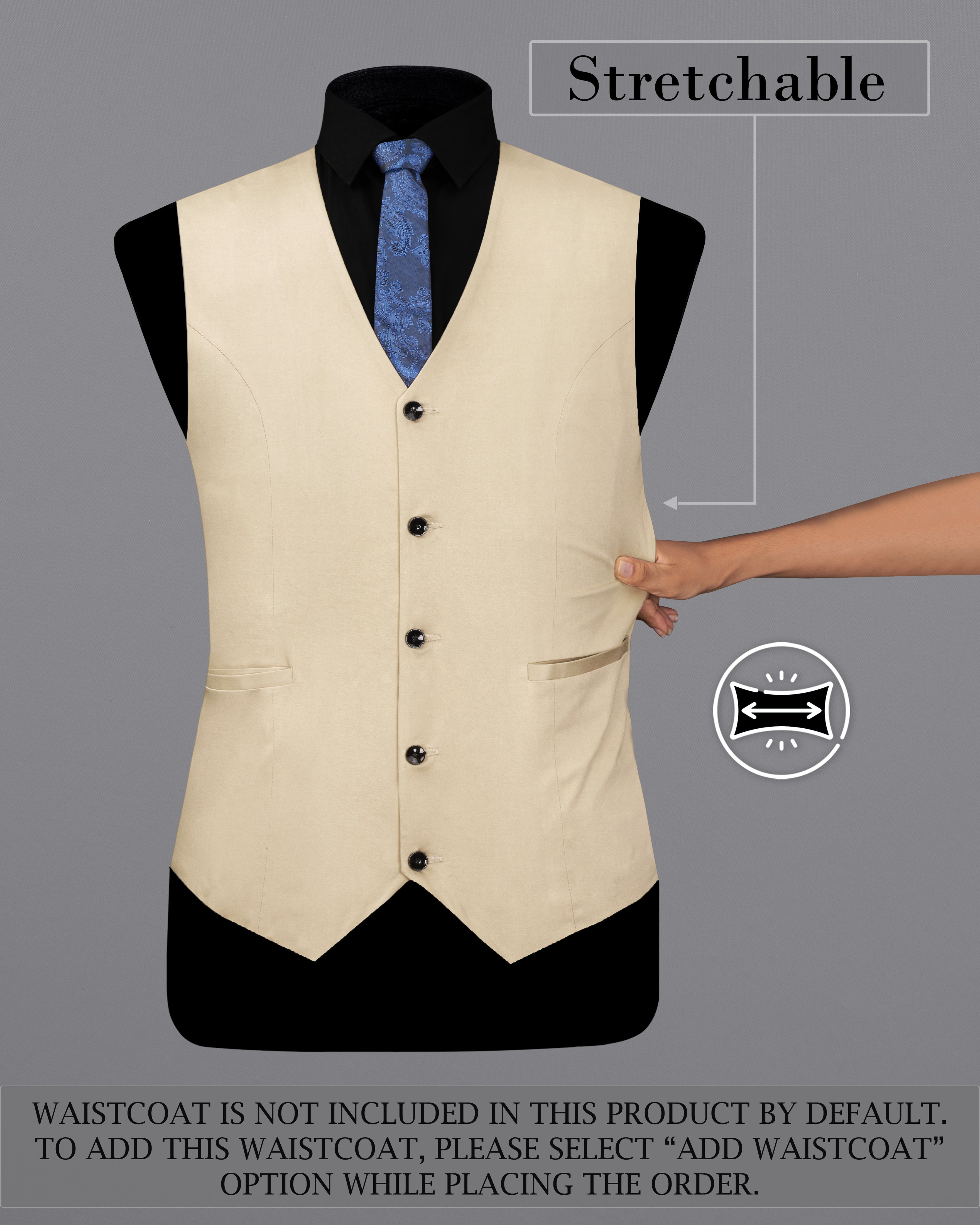 Moon Mist Beige Stretchable Premium Cotton traveler Suit ST2672-SB-36,ST2672-SB-38,ST2672-SB-40,ST2672-SB-42,ST2672-SB-44,ST2672-SB-46,ST2672-SB-48,ST2672-SB-50,ST2672-SB-52,ST2672-SB-54,ST2672-SB-56,ST2672-SB-58,ST2672-SB-60