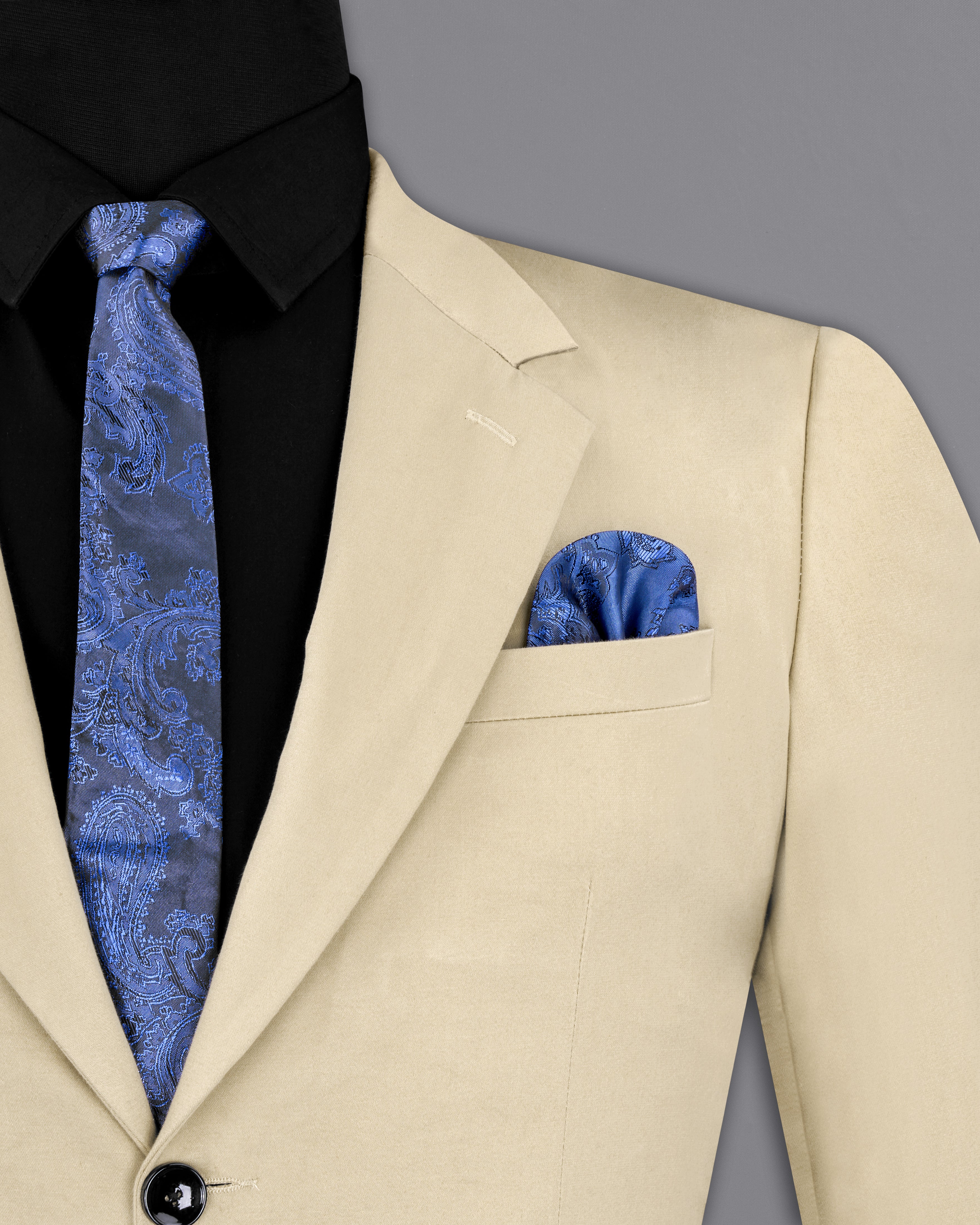 Moon Mist Beige Stretchable Premium Cotton traveler Suit ST2672-SB-36,ST2672-SB-38,ST2672-SB-40,ST2672-SB-42,ST2672-SB-44,ST2672-SB-46,ST2672-SB-48,ST2672-SB-50,ST2672-SB-52,ST2672-SB-54,ST2672-SB-56,ST2672-SB-58,ST2672-SB-60