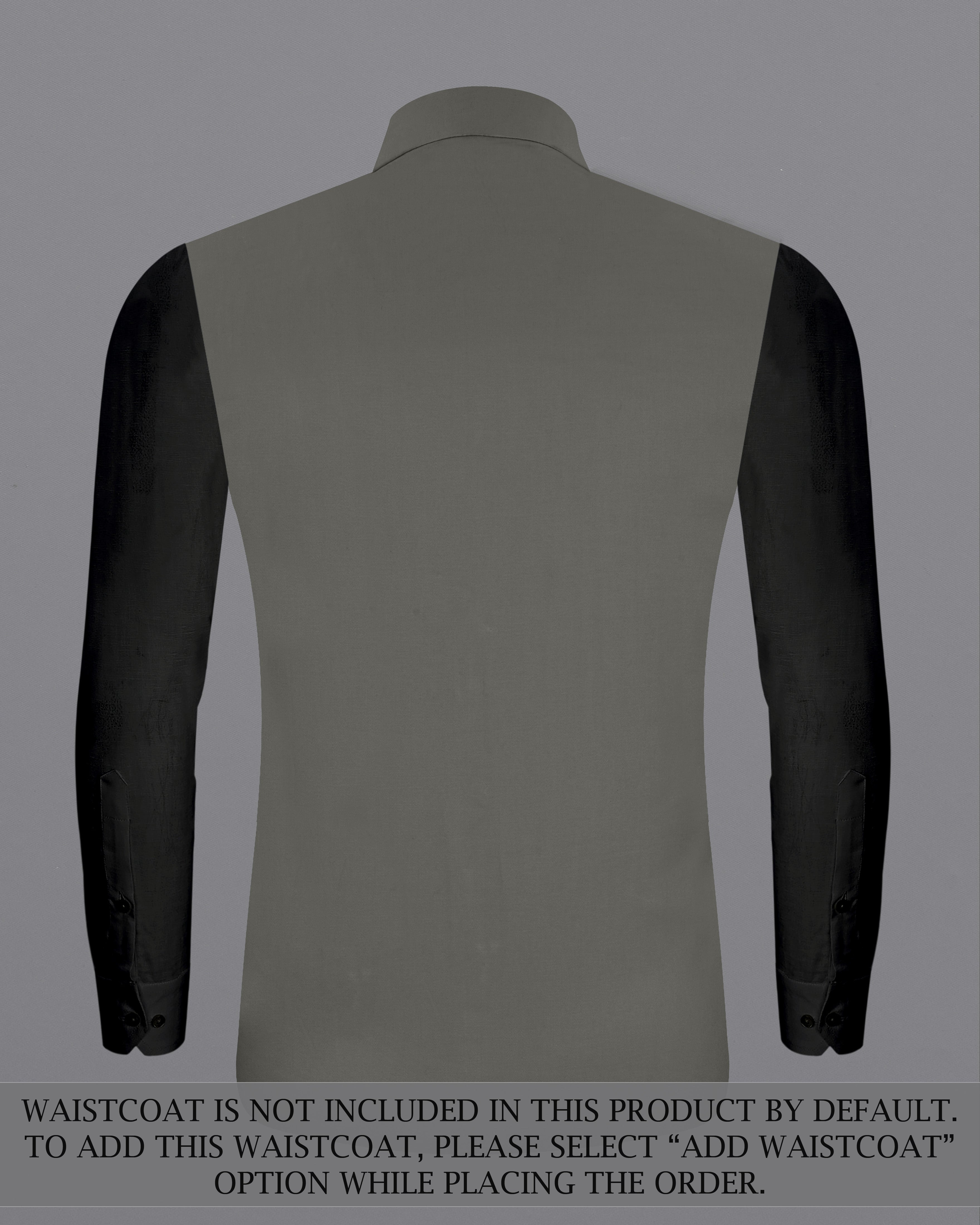 Ironside Gray Stretchable Cross Placket Bandhgala Premium Cotton traveler Suit ST2685-CBG-36, ST2685-CBG-38, ST2685-CBG-40, ST2685-CBG-42, ST2685-CBG-44, ST2685-CBG-46, ST2685-CBG-48, ST2685-CBG-50, ST2685-CBG-52, ST2685-CBG-54, ST2685-CBG-56, ST2685-CBG-58, ST2685-CBG-60