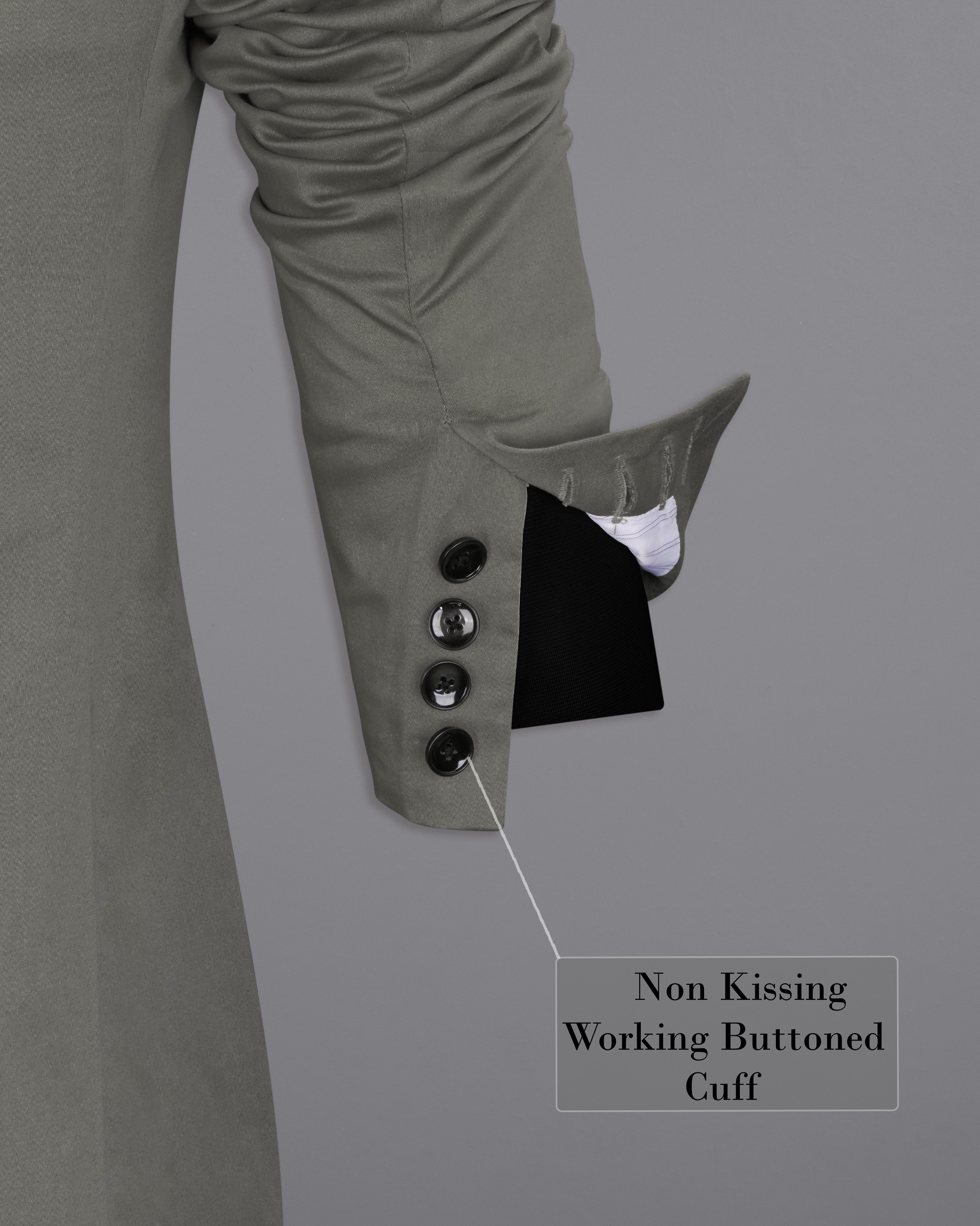 Ironside Gray Stretchable Tuxedo Premium Cotton Suit ST2686-BKL, ST2686-BKL-36, ST2686-BKL-38, ST2686-BKL-40, ST2686-BKL-42, ST2686-BKL-44, ST2686-BKL-46, ST2686-BKL-48, ST2686-BKL-50, ST2686-BKL-52, ST2686-BKL-54, ST2686-BKL-56, ST2686-BKL-58, ST2686-BKL-60