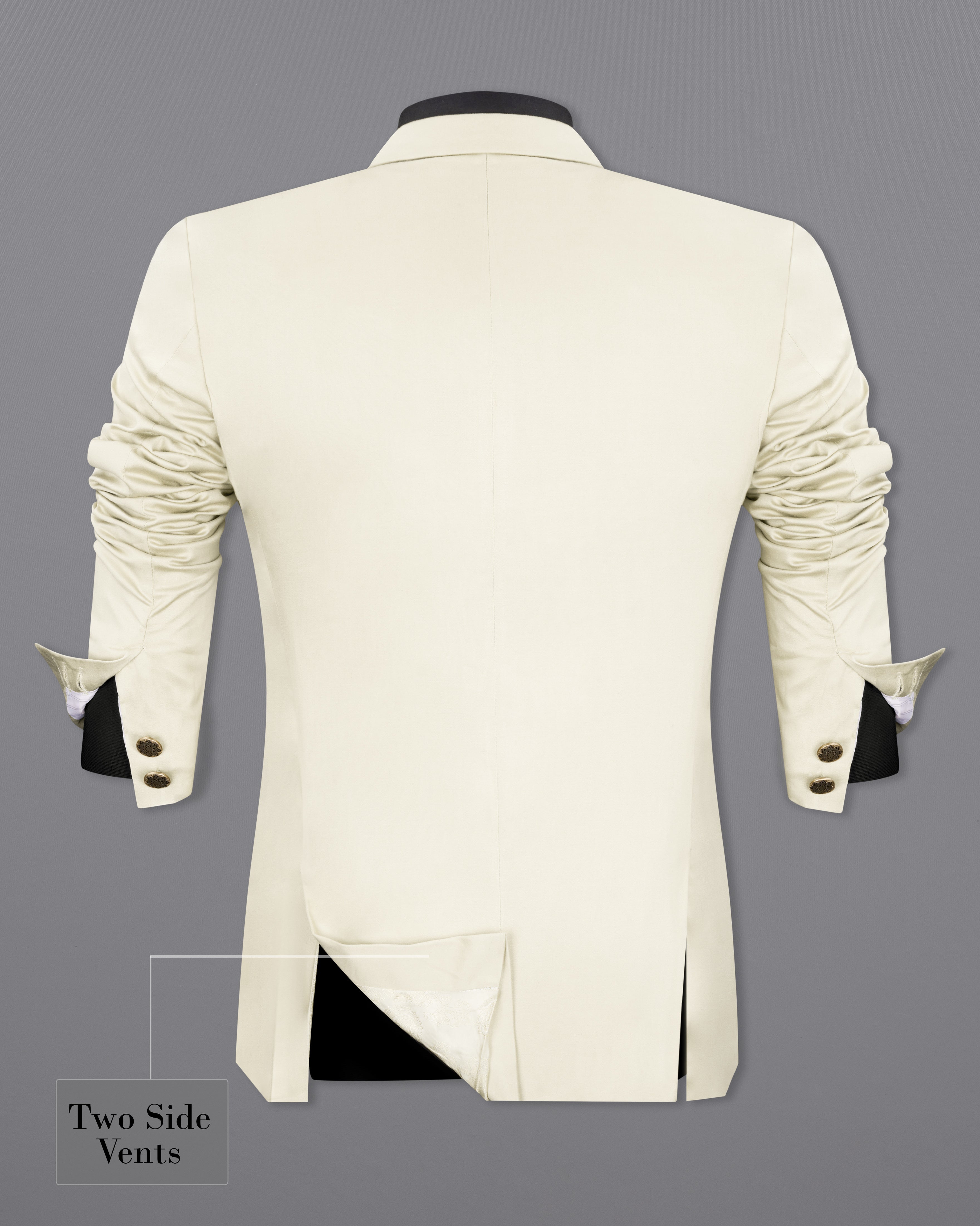 Merino Cream Stretchable Bandhgala Premium Cotton traveler Suit ST2689-BG-36,ST2689-BG-38,ST2689-BG-40,ST2689-BG-42,ST2689-BG-44,ST2689-BG-46,ST2689-BG-48,ST2689-BG-50,ST2689-BG-52,ST2689-BG-54,ST2689-BG-56,ST2689-BG-58,ST2689-BG-60