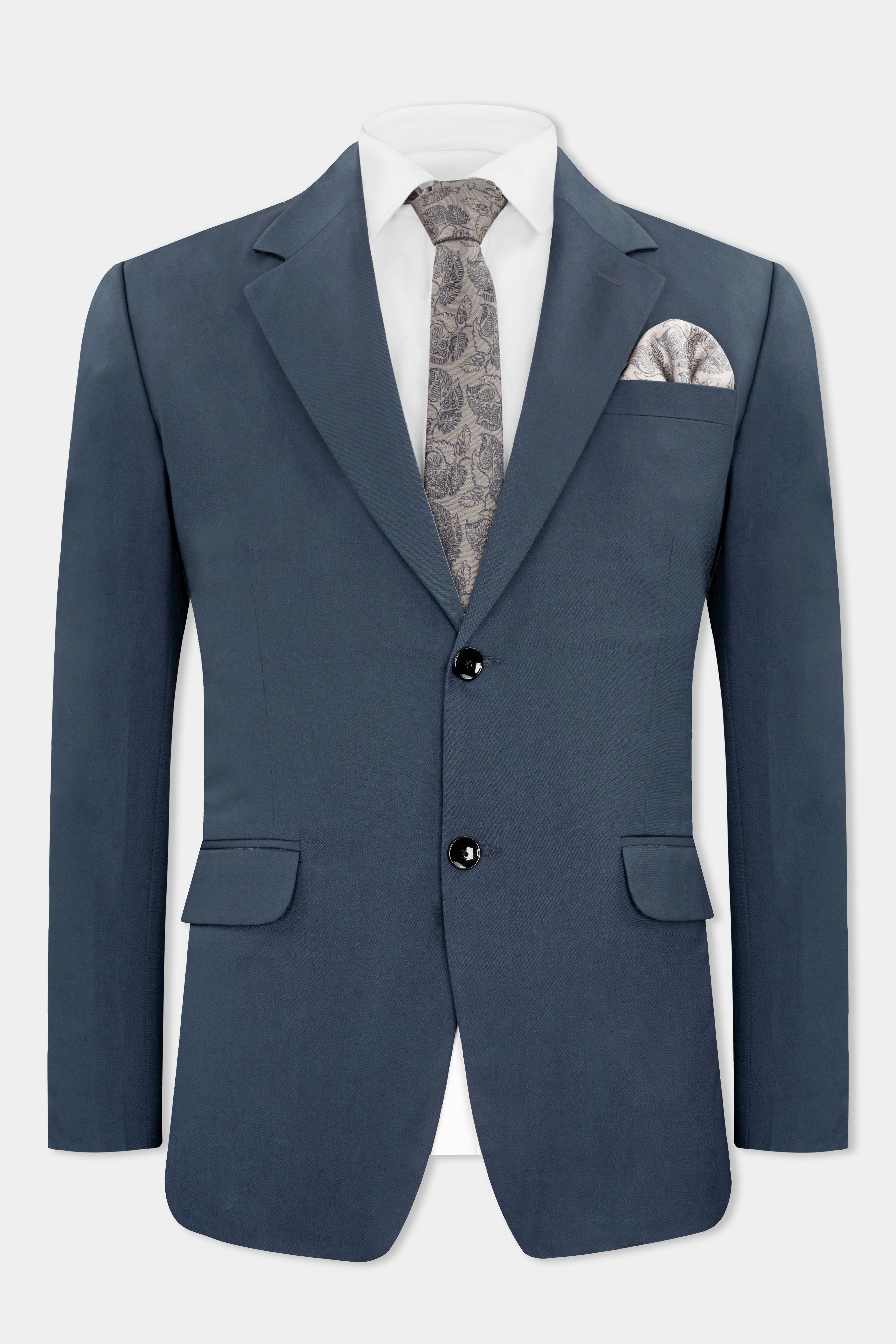 Dark Slate Blue Single Breasted Wool Rich Suit ST2733-SB-36,ST2733-SB-38,ST2733-SB-40,ST2733-SB-42,ST2733-SB-44,ST2733-SB-46,ST2733-SB-48,ST2733-SB-50,ST2733-SB-52,ST2733-SB-54,ST2733-SB-56,ST2733-SB-58,ST2733-SB-60