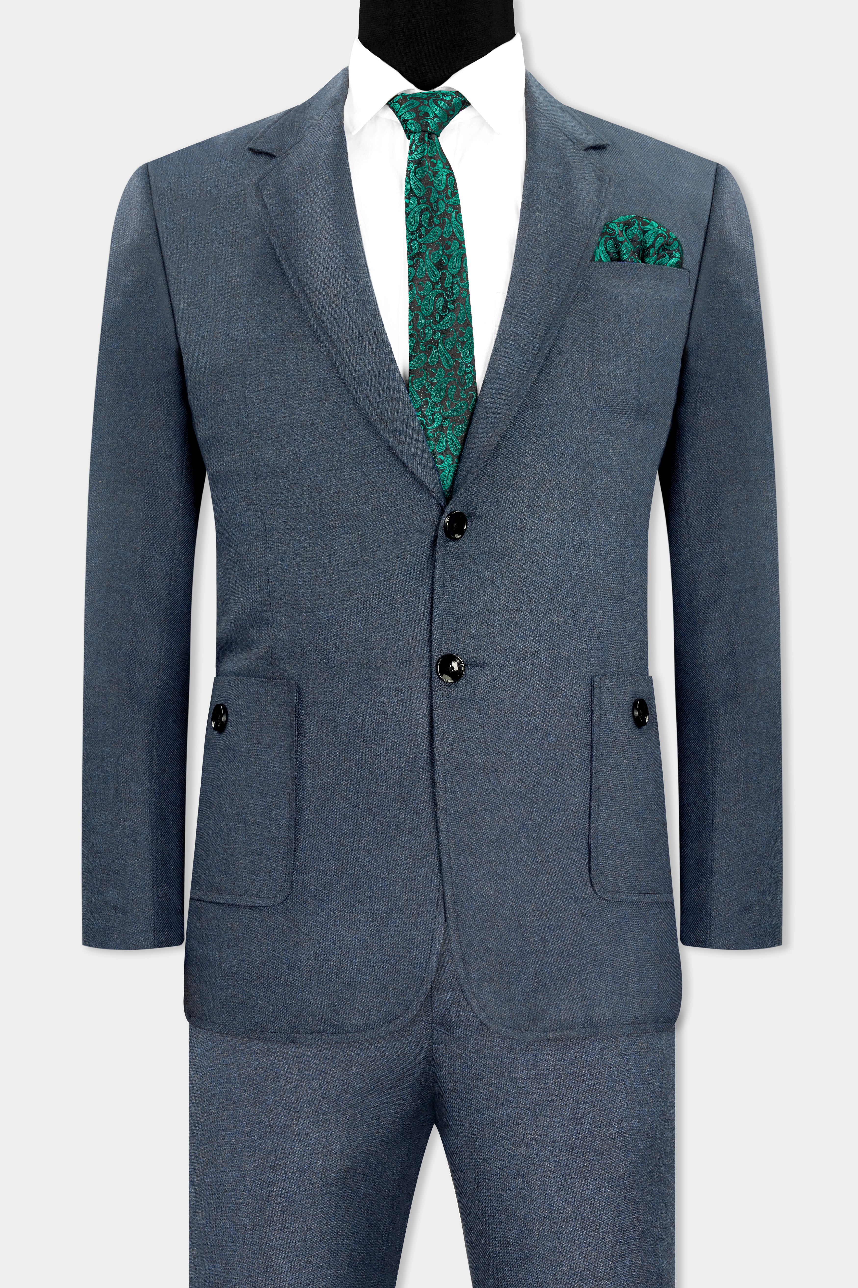 Spruce Blue Tweed Single Breasted Designer Suit ST2735-SB-PP-D150-36,ST2735-SB-PP-D150-38,ST2735-SB-PP-D150-40,ST2735-SB-PP-D150-42,ST2735-SB-PP-D150-44,ST2735-SB-PP-D150-46,ST2735-SB-PP-D150-48,ST2735-SB-PP-D150-50,ST2735-SB-PP-D150-52,ST2735-SB-PP-D150-54,ST2735-SB-PP-D150-56,ST2735-SB-PP-D150-58,ST2735-SB-PP-D150-60