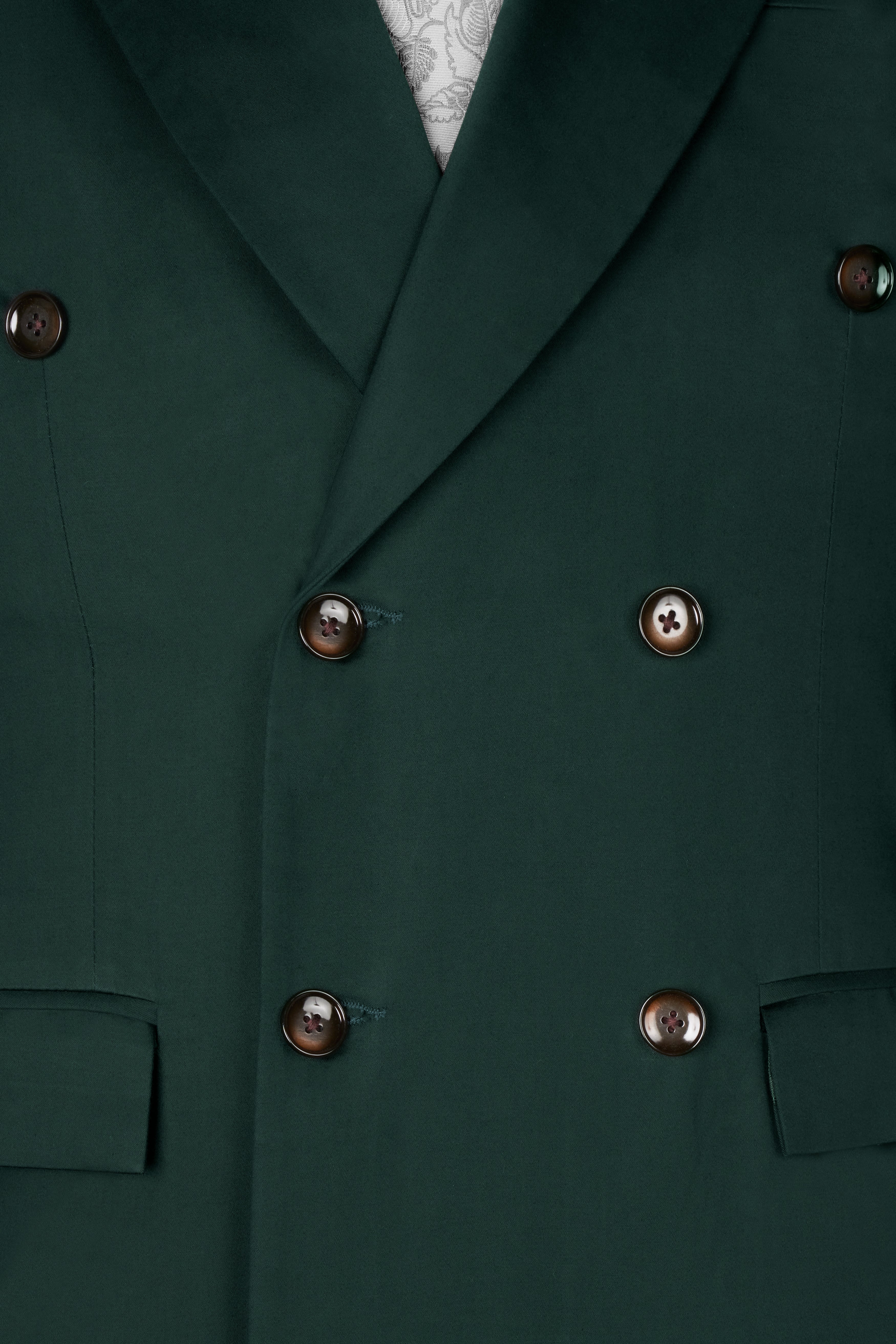 Dark Slate Green Premium Cotton Double Breasted Suit ST2739-DB-36,ST2739-DB-38,ST2739-DB-40,ST2739-DB-42,ST2739-DB-44,ST2739-DB-46,ST2739-DB-48,ST2739-DB-50,ST2739-DB-52,ST2739-DB-54,ST2739-DB-56,ST2739-DB-58,ST2739-DB-60