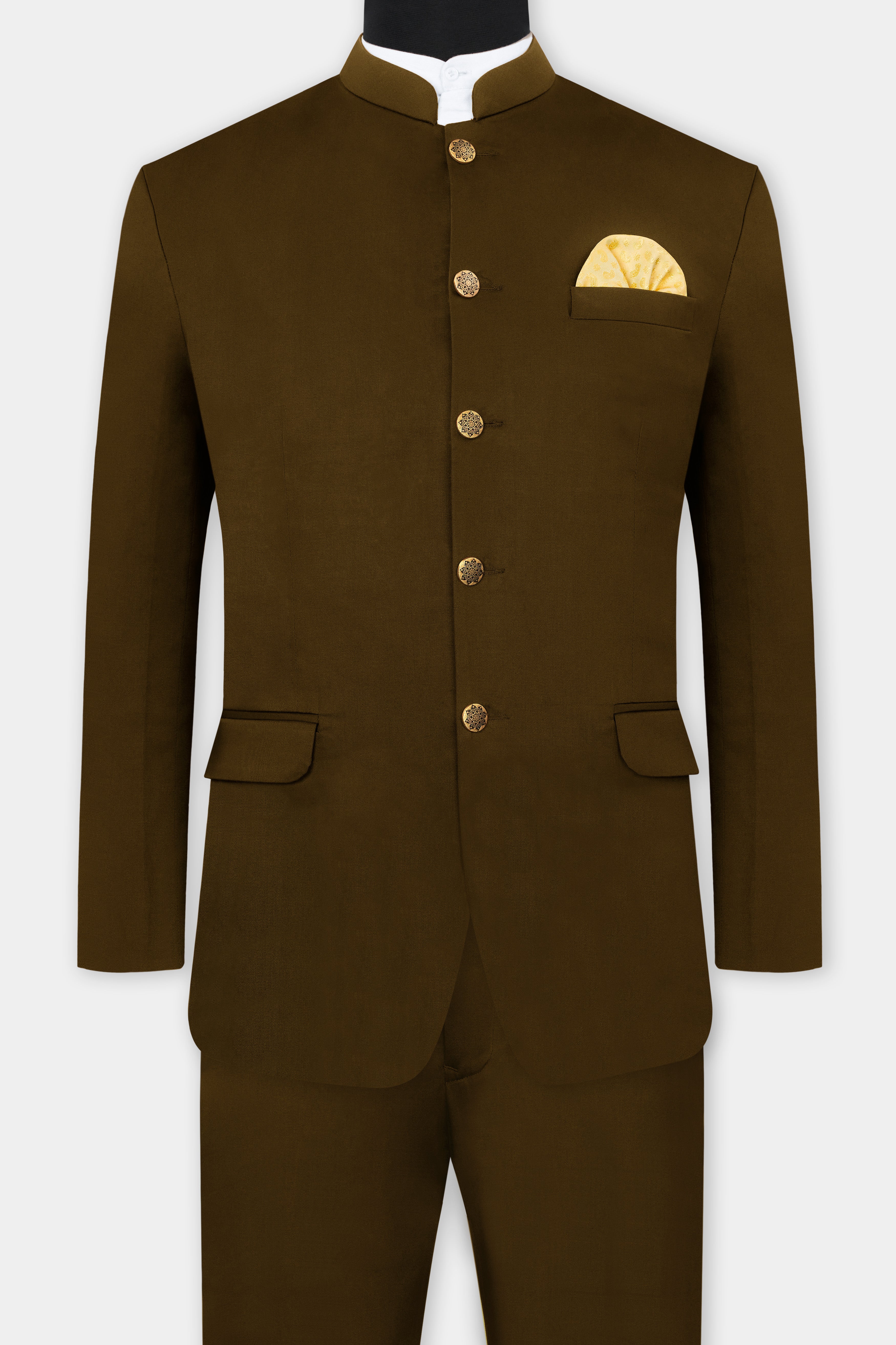Metallic Bronze Brown Premium Cotton Bandhgala Stretchable Traveler Suit ST2780-BG-36,ST2780-BG-38,ST2780-BG-40,ST2780-BG-42,ST2780-BG-44,ST2780-BG-46,ST2780-BG-48,ST2780-BG-50,ST2780-BG-52,ST2780-BG-54,ST2780-BG-56,ST2780-BG-58,ST2780-BG-60