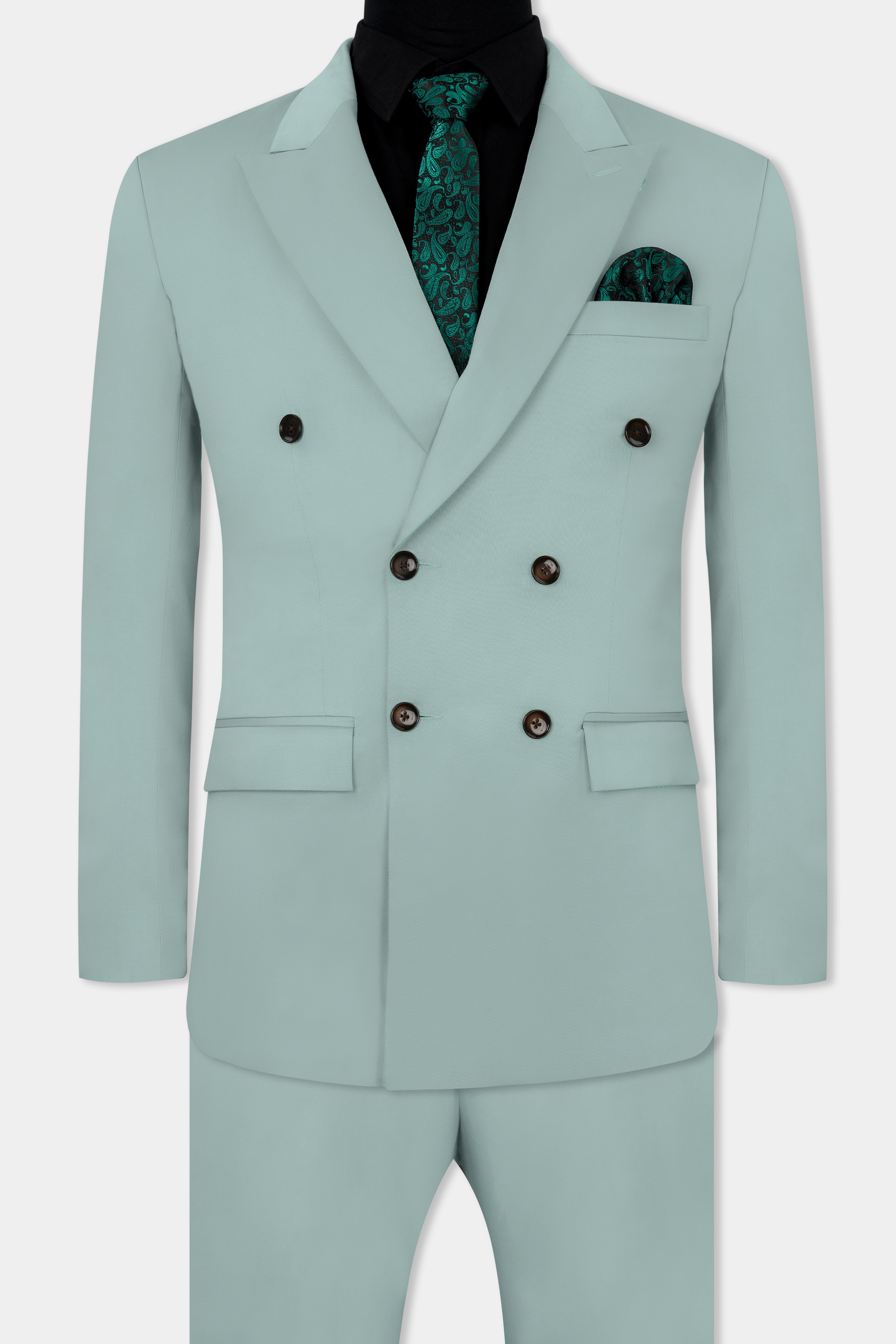 Edward Blue Double Breasted Premium Cotton Stretchable Traveler Suit ST2788-DB-36,ST2788-DB-38,ST2788-DB-40,ST2788-DB-42,ST2788-DB-44,ST2788-DB-46,ST2788-DB-48,ST2788-DB-50,ST2788-DB-52,ST2788-DB-54,ST2788-DB-56,ST2788-DB-58,ST2788-DB-60