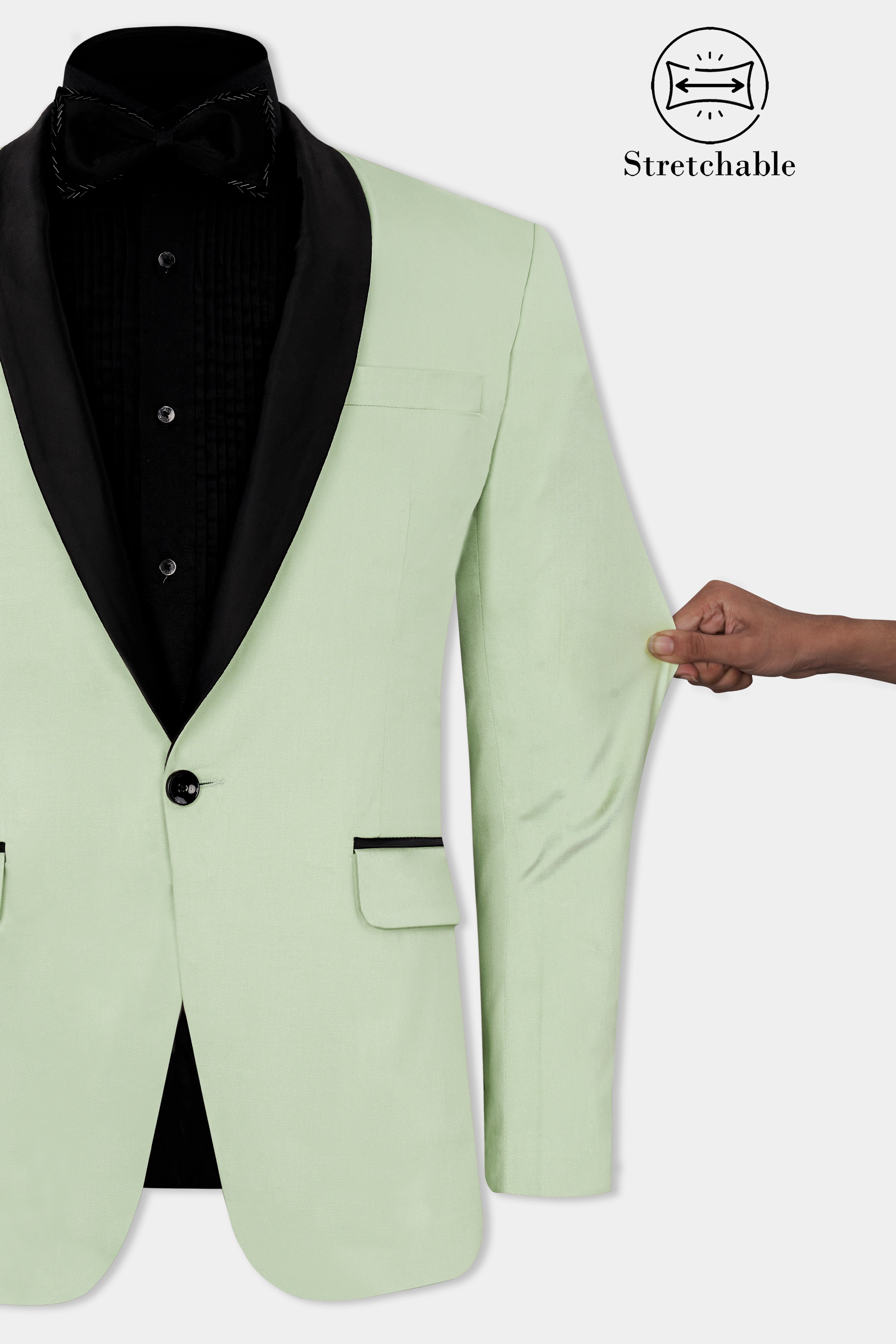Coriander Green Premium Cotton Tuxedo Stretchable Traveler Suit ST2795-BKL-36,ST2795-BKL-38,ST2795-BKL-40,ST2795-BKL-42,ST2795-BKL-44,ST2795-BKL-46,ST2795-BKL-48,ST2795-BKL-50,ST2795-BKL-52,ST2795-BKL-54,ST2795-BKL-56,ST2795-BKL-58,ST2795-BKL-60