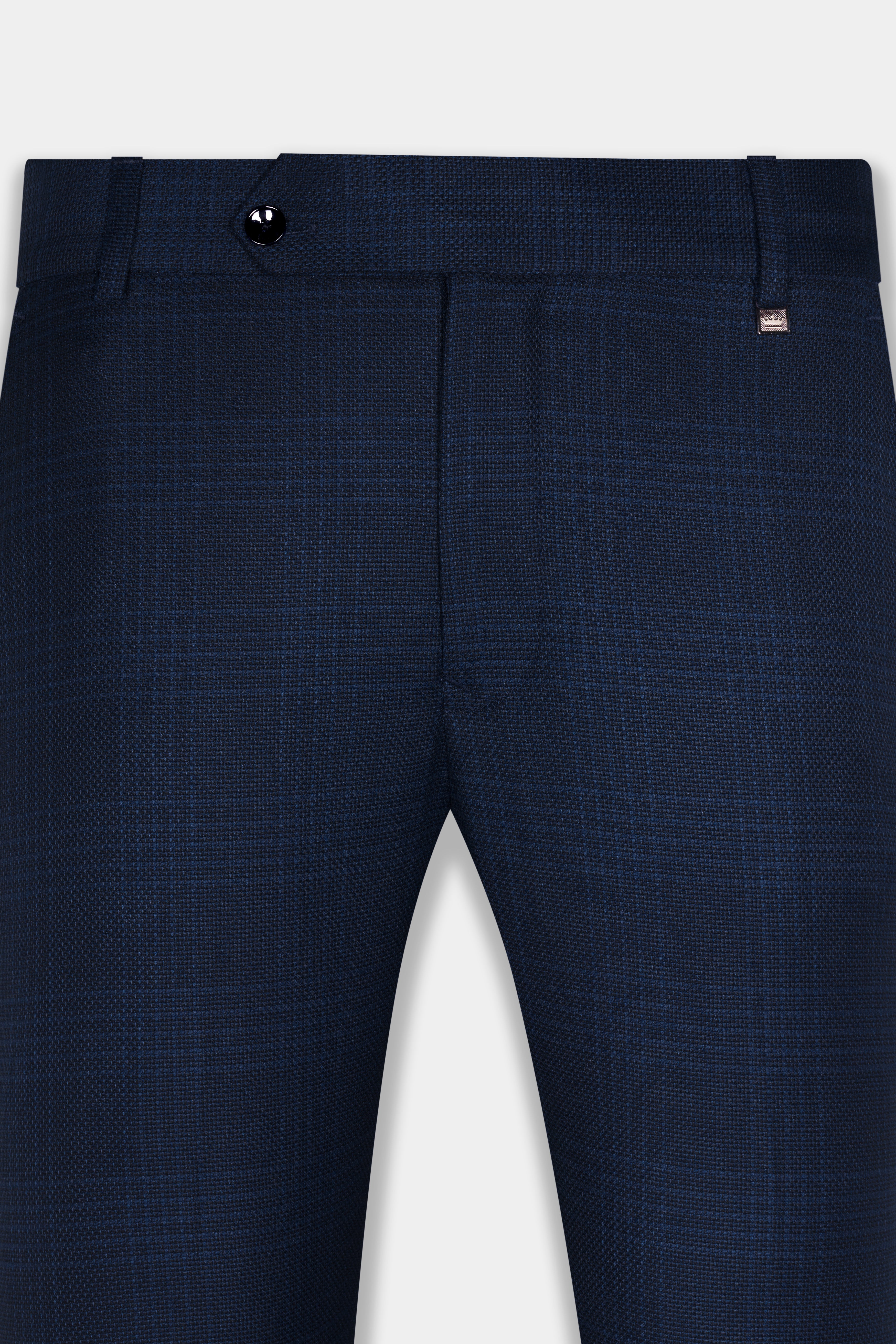Prussian Blue Subtle Checkered Cross Buttoned Bandhgala Wool Rich Suit ST2816-CBG3-36,ST2816-CBG3-38,ST2816-CBG3-40,ST2816-CBG3-42,ST2816-CBG3-44,ST2816-CBG3-46,ST2816-CBG3-48,ST2816-CBG3-50,ST2816-CBG3-52,ST2816-CBG3-54,ST2816-CBG3-56,ST2816-CBG3-58,ST2816-CBG3-60