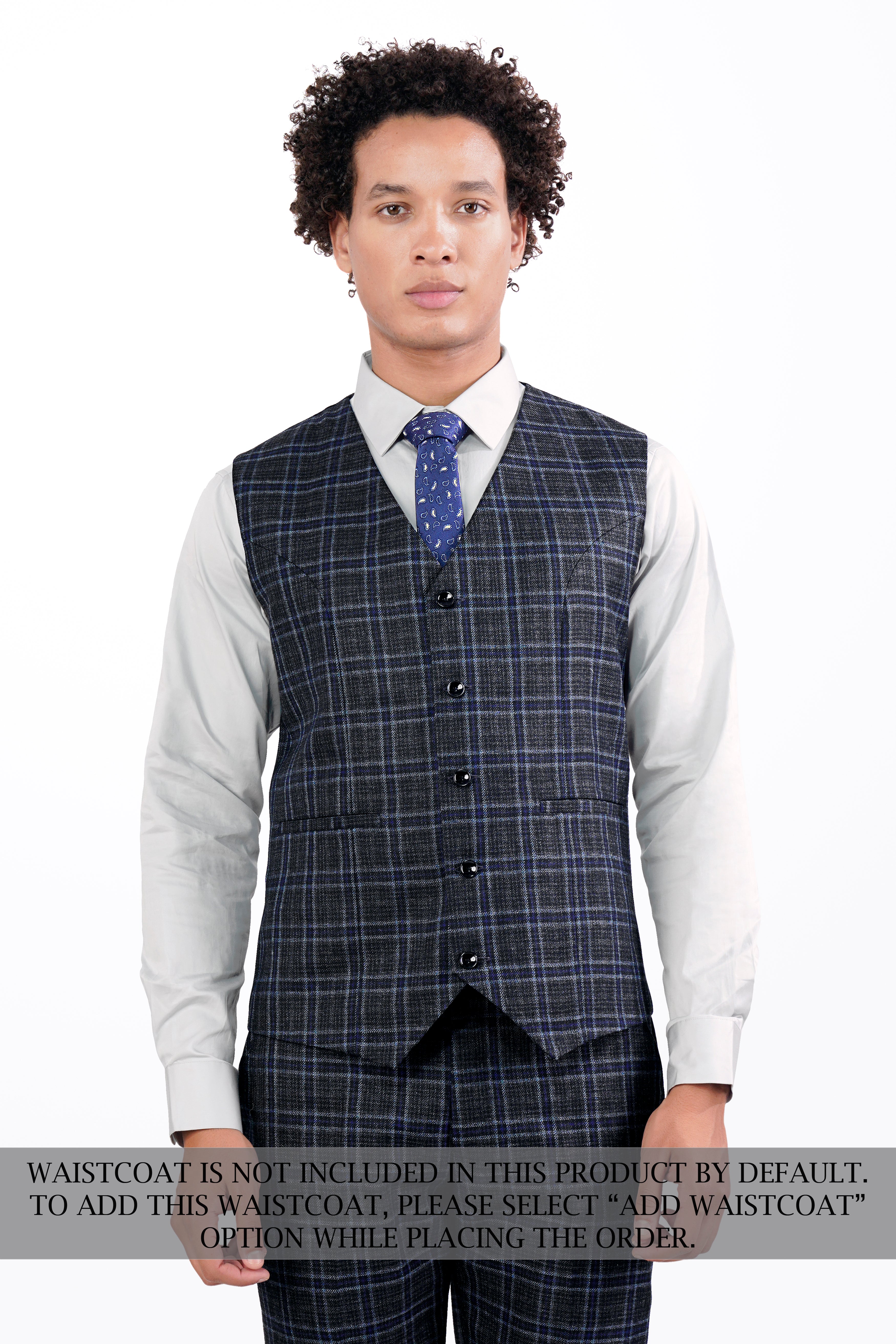Bleached Black and Marine Blue Plaid Double Breasted Tweed Suit ST2907-DB-36,ST2907-DB-38,ST2907-DB-40,ST2907-DB-42,ST2907-DB-44,ST2907-DB-46,ST2907-DB-48,ST2907-DB-50,ST2907-DB-52,ST2907-DB-54,ST2907-DB-56,ST2907-DB-58,ST2907-DB-60