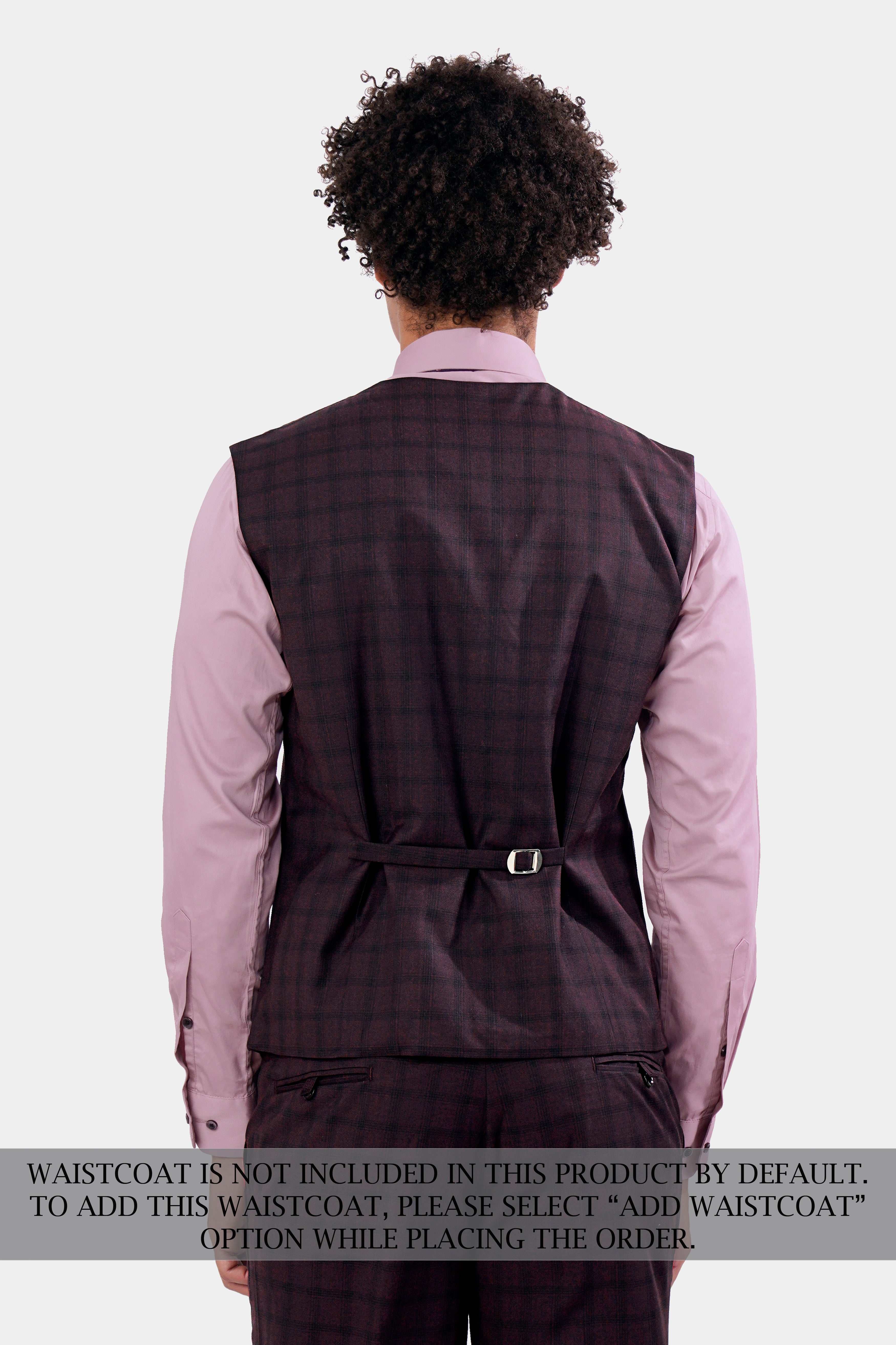 Cinder Purple Checkered Double Breasted Wool Rich Suit ST2916-DB-36,ST2916-DB-38,ST2916-DB-40,ST2916-DB-42,ST2916-DB-44,ST2916-DB-46,ST2916-DB-48,ST2916-DB-50,ST2916-DB-52,ST2916-DB-54,ST2916-DB-56,ST2916-DB-58,ST2916-DB-60