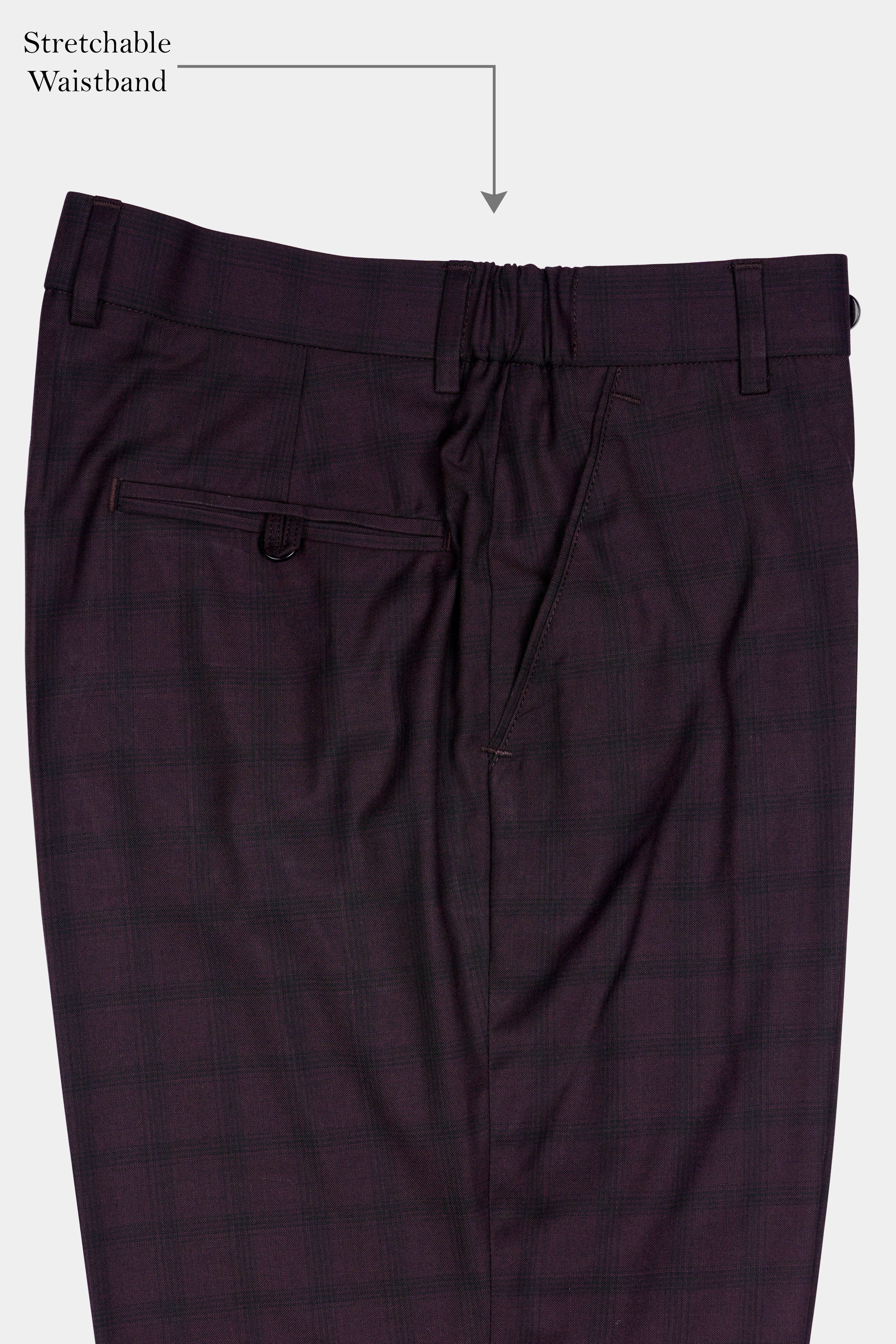 Cinder Purple Checkered Double Breasted Wool Rich Suit ST2916-DB-36,ST2916-DB-38,ST2916-DB-40,ST2916-DB-42,ST2916-DB-44,ST2916-DB-46,ST2916-DB-48,ST2916-DB-50,ST2916-DB-52,ST2916-DB-54,ST2916-DB-56,ST2916-DB-58,ST2916-DB-60