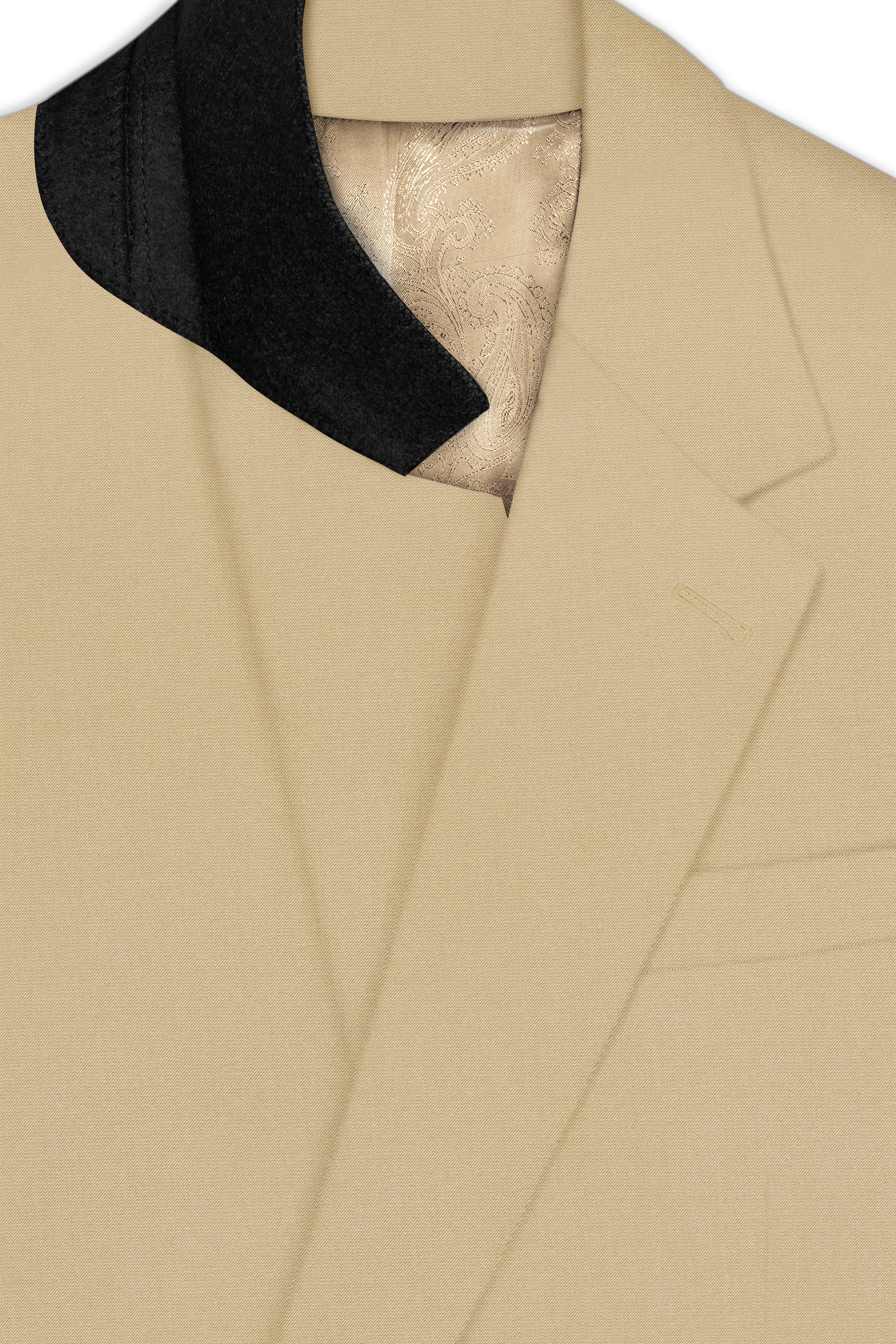 Yuma Cream Wool Rich Single Breasted Suit