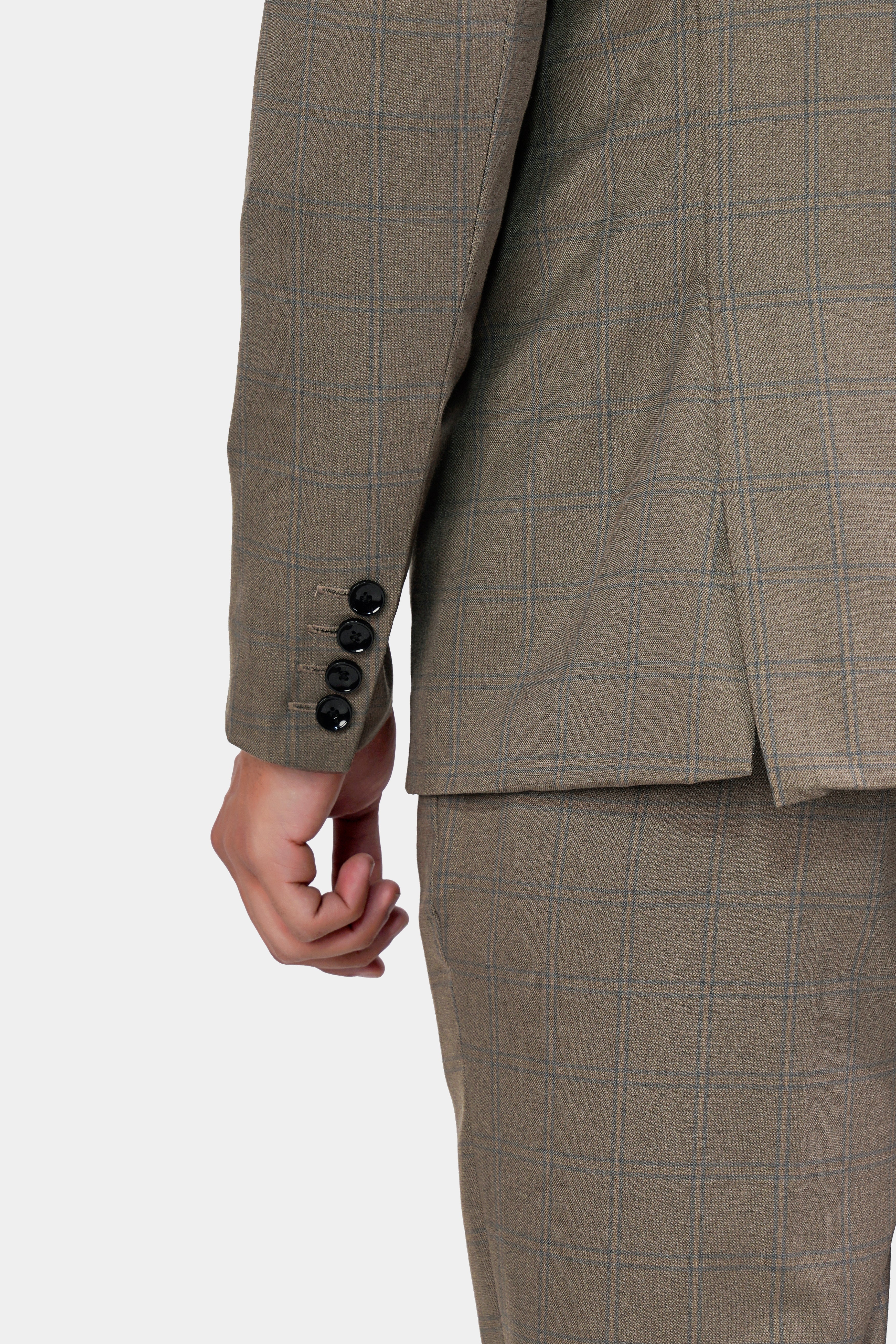Makara Brown Checkered and Tortilla Brown Wool Rich Designer Suit ST2936-SB-D48-36,ST2936-SB-D48-38,ST2936-SB-D48-40,ST2936-SB-D48-42,ST2936-SB-D48-44,ST2936-SB-D48-46,ST2936-SB-D48-48,ST2936-SB-D48-50,ST2936-SB-D48-52,ST2936-SB-D48-54,ST2936-SB-D48-56,ST2936-SB-D48-58,ST2936-SB-D48-60