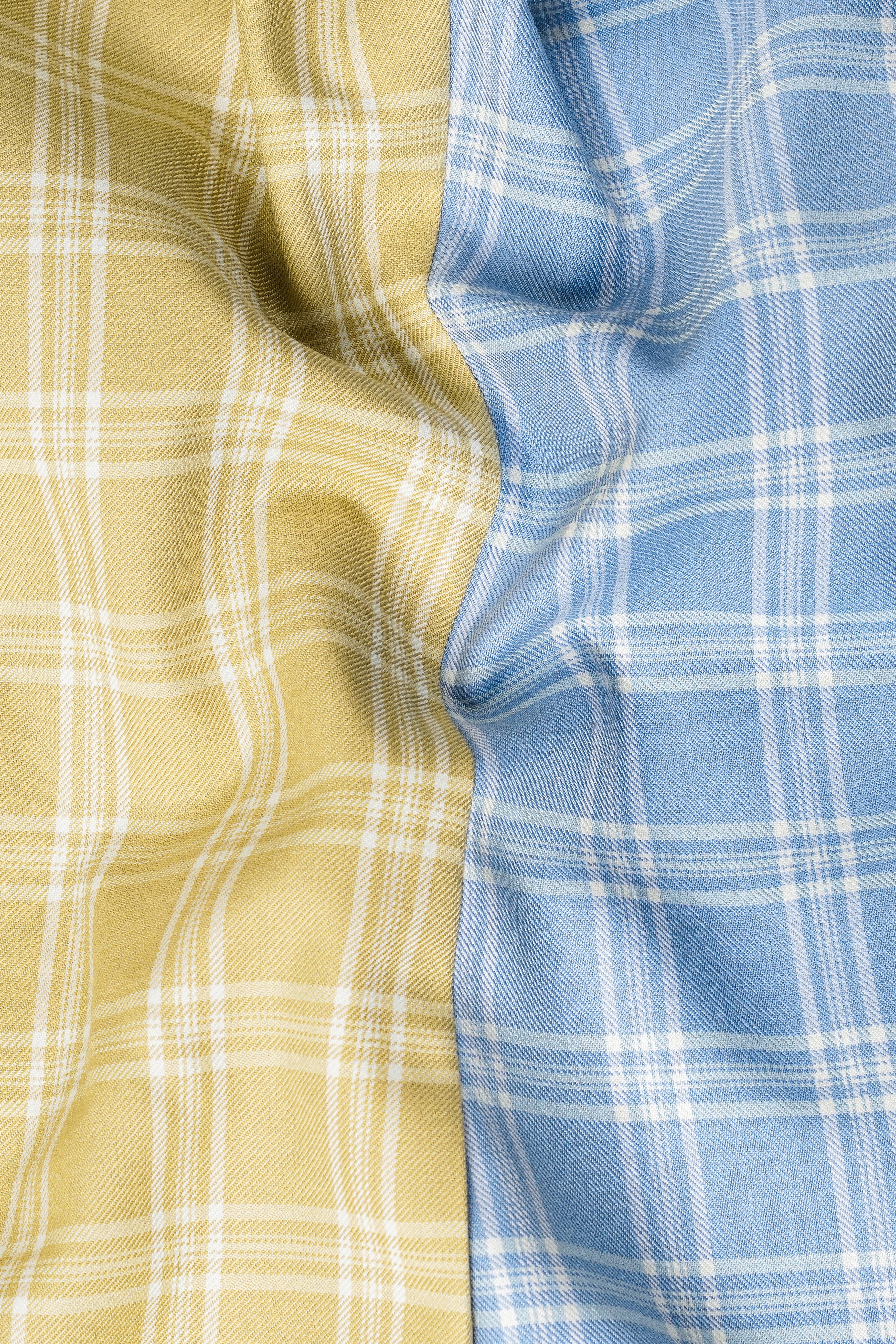 Casper Blue and Brandy Brown Plaid Wool Rich Cross Buttoned Bandhgala Designer Suit ST2959-CBG-D61-36,ST2959-CBG-D61-38,ST2959-CBG-D61-40,ST2959-CBG-D61-42,ST2959-CBG-D61-44,ST2959-CBG-D61-46,ST2959-CBG-D61-48,ST2959-CBG-D61-50,ST2959-CBG-D61-52,ST2959-CBG-D61-54,ST2959-CBG-D61-56,ST2959-CBG-D61-58,ST2959-CBG-D61-60