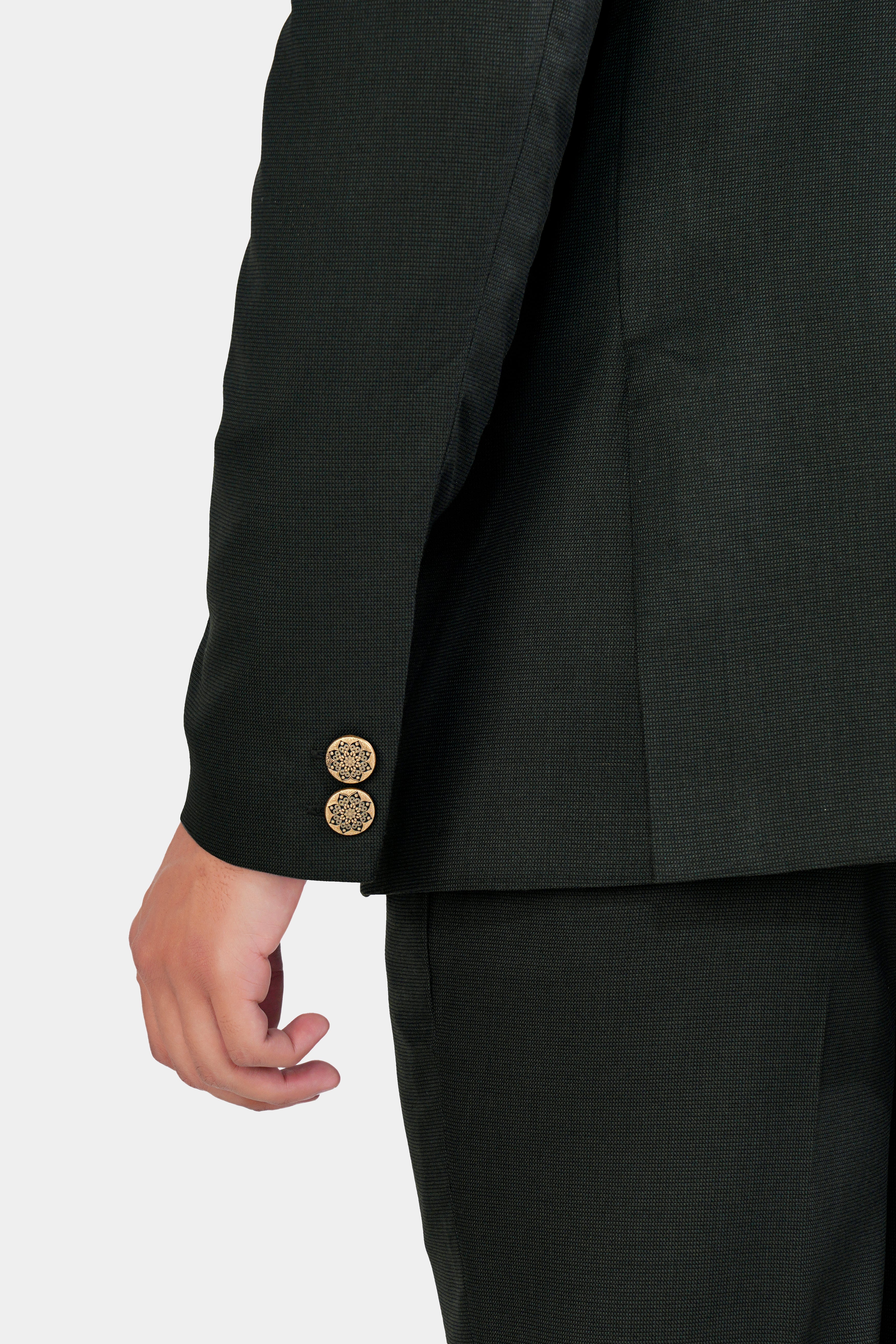 Kaitoke Green Wool Rich Cross Buttoned Bandhgala Suit ST2961-CBG-36,ST2961-CBG-38,ST2961-CBG-40,ST2961-CBG-42,ST2961-CBG-44,ST2961-CBG-46,ST2961-CBG-48,ST2961-CBG-50,ST2961-CBG-52,ST2961-CBG-54,ST2961-CBG-56,ST2961-CBG-58,ST2961-CBG-60