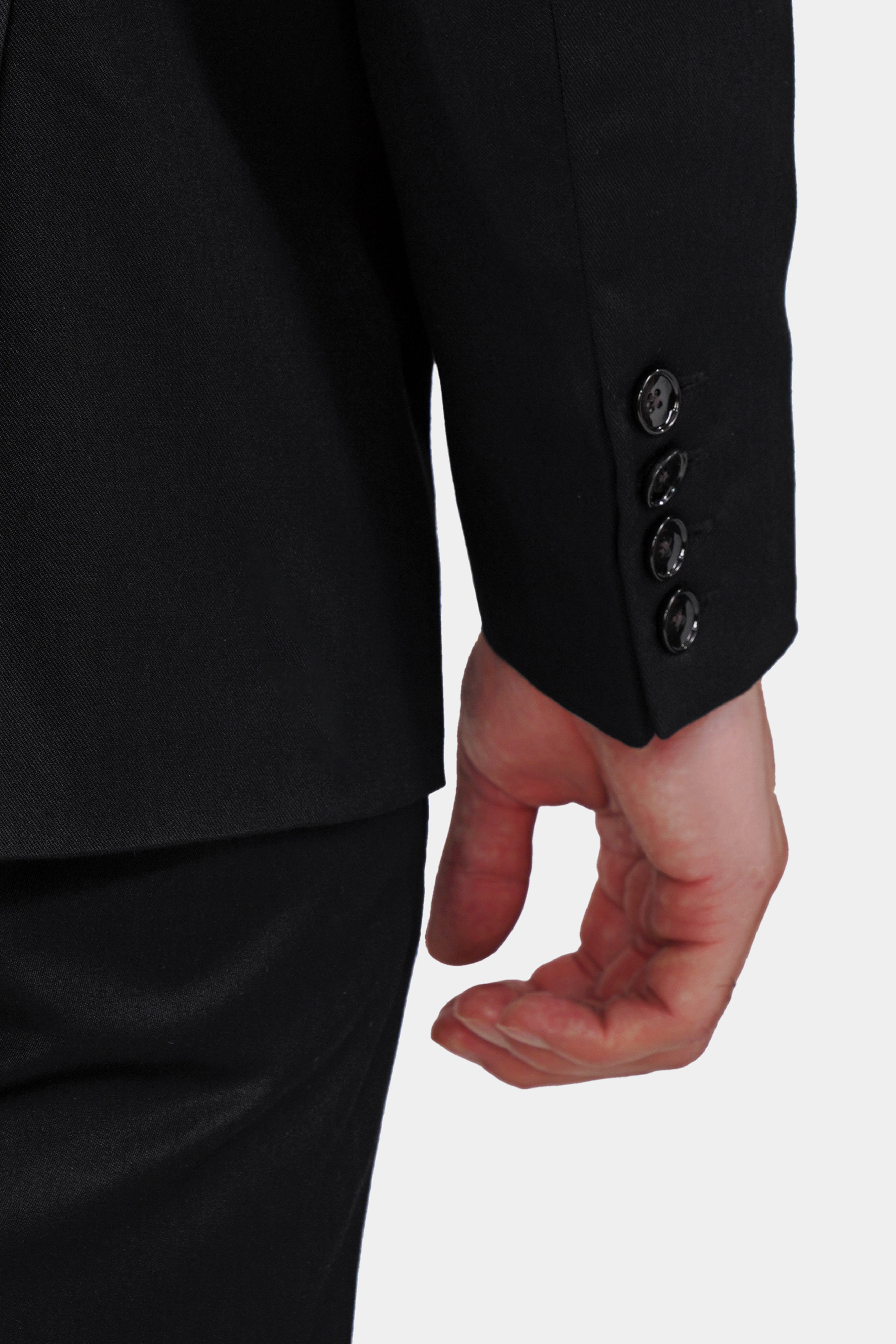 Jade Black Wool Rich Double Breasted Suit ST3000-DB-36, ST3000-DB-38, ST3000-DB-40, ST3000-DB-42, ST3000-DB-44, ST3000-DB-46, ST3000-DB-48, ST3000-DB-50, ST3000-DB-52, ST3000-DB-54, ST3000-DB-56, ST3000-DB-58, ST3000-DB-60