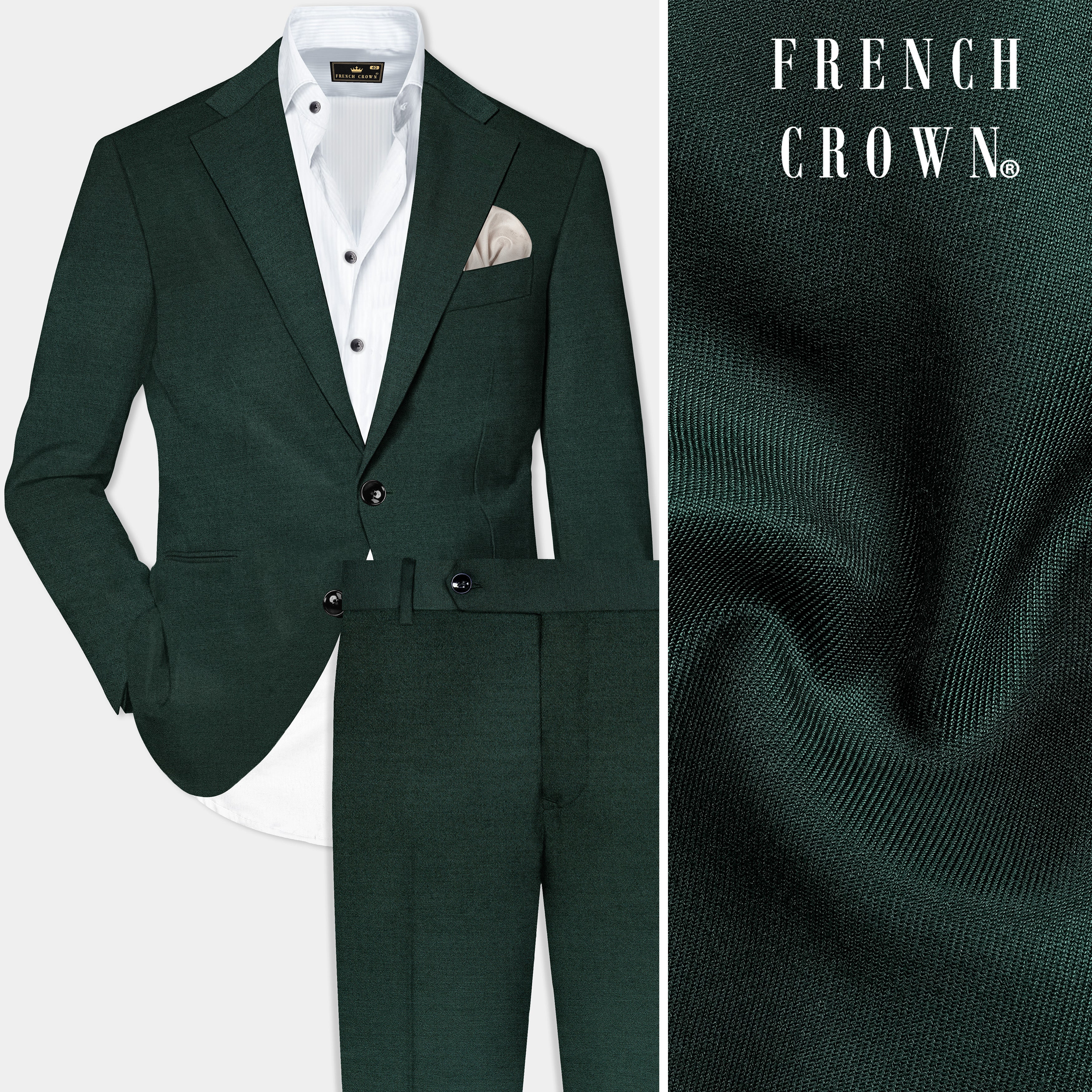 Dianne Green Wool Rich Single Breasted Suit