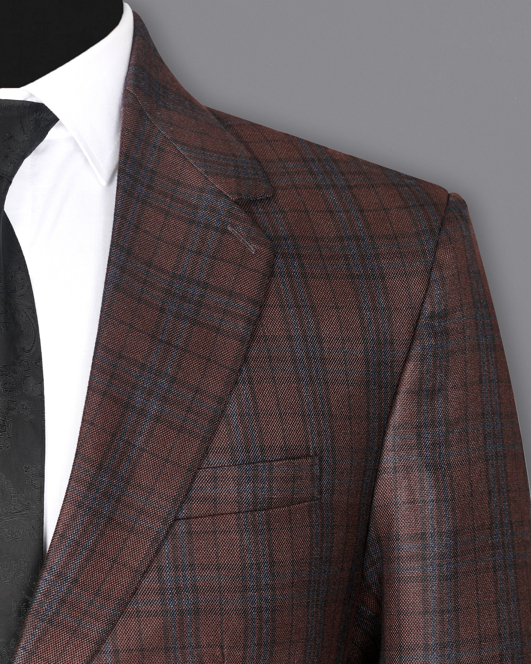 Gingerbread Plaid Wool blend Suit ST304SB-36, ST304SB-38, ST304SB-40, ST304SB-42, ST304SB-44, ST304SB-46, ST304SB-48, ST304SB-50, ST304SB-52, ST304SB-54, ST304SB-56, ST304SB-58, ST304SB-60
