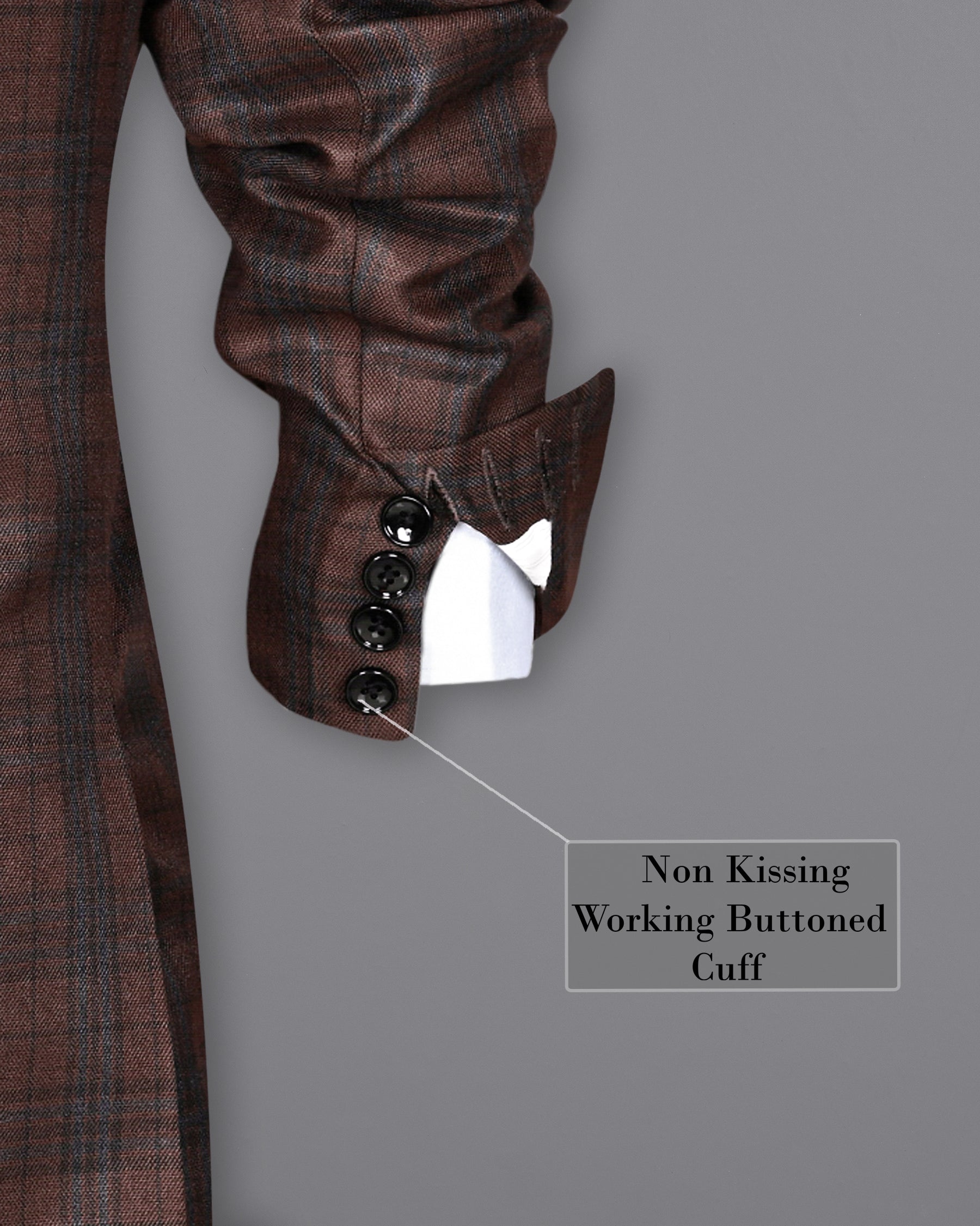 Gingerbread Plaid Wool blend Suit ST304SB-36, ST304SB-38, ST304SB-40, ST304SB-42, ST304SB-44, ST304SB-46, ST304SB-48, ST304SB-50, ST304SB-52, ST304SB-54, ST304SB-56, ST304SB-58, ST304SB-60