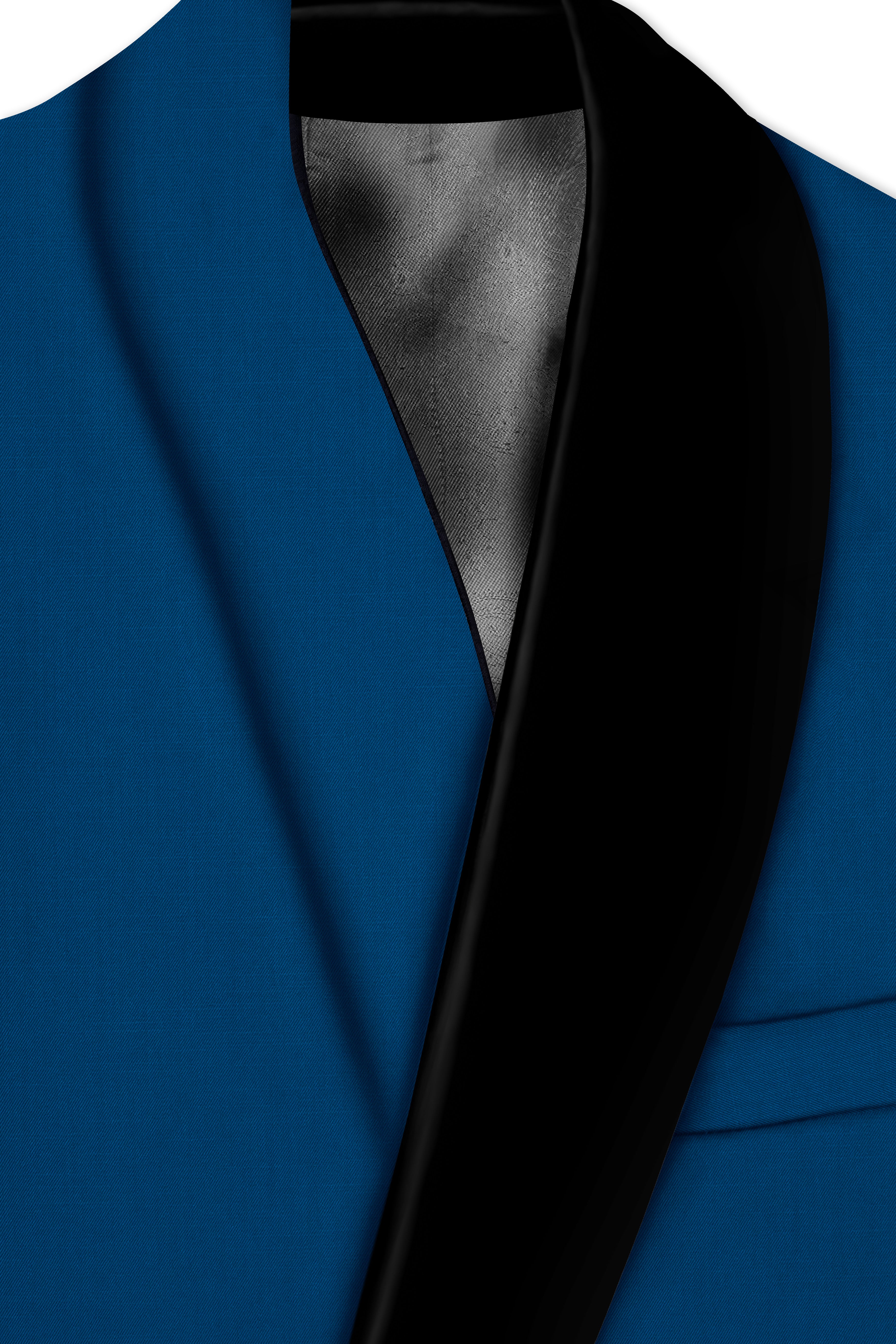 Calypso Blue Wool Rich Tuxedo Suit