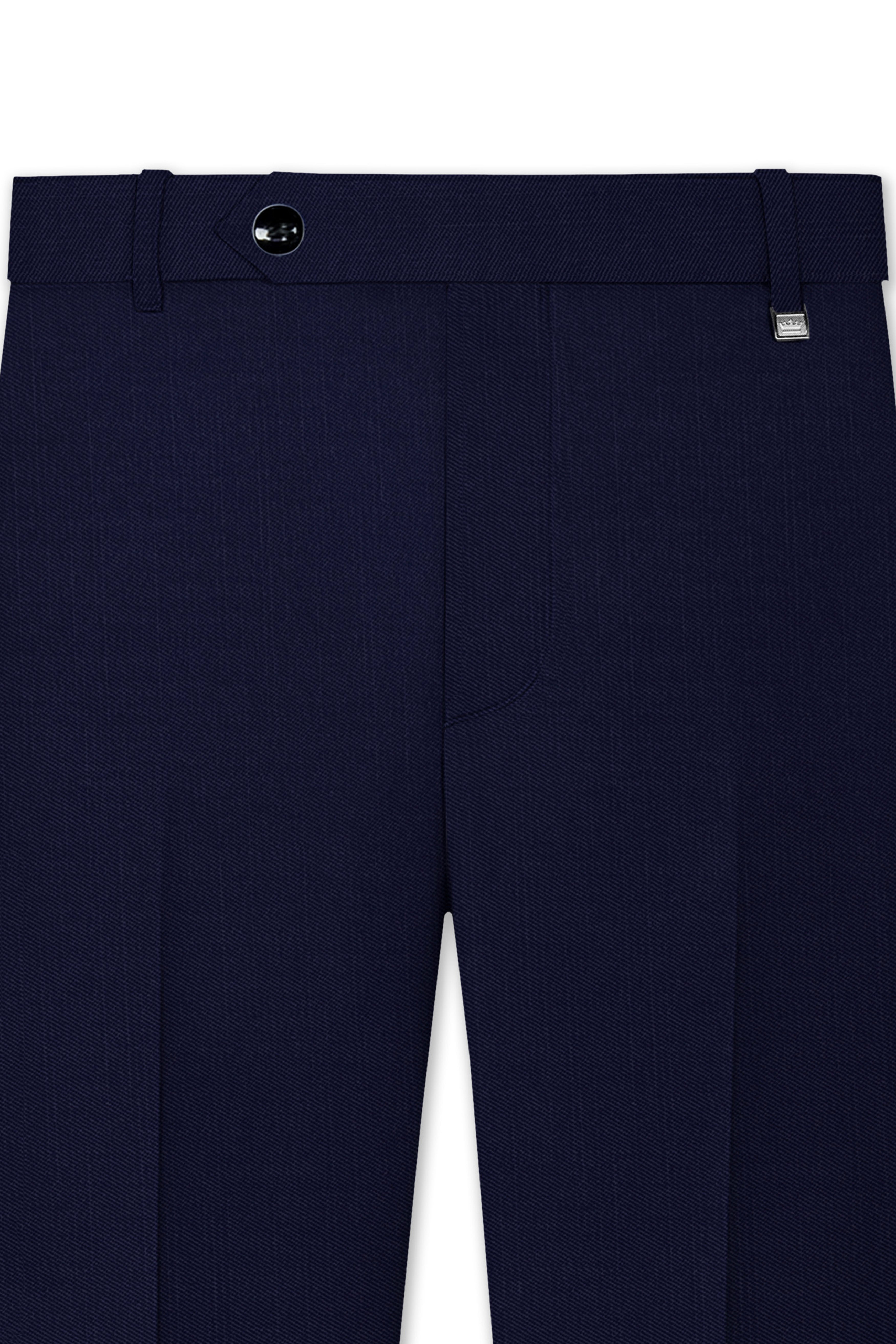 Cloud Burst Blue Wool Rich Double Breasted Sports Suit