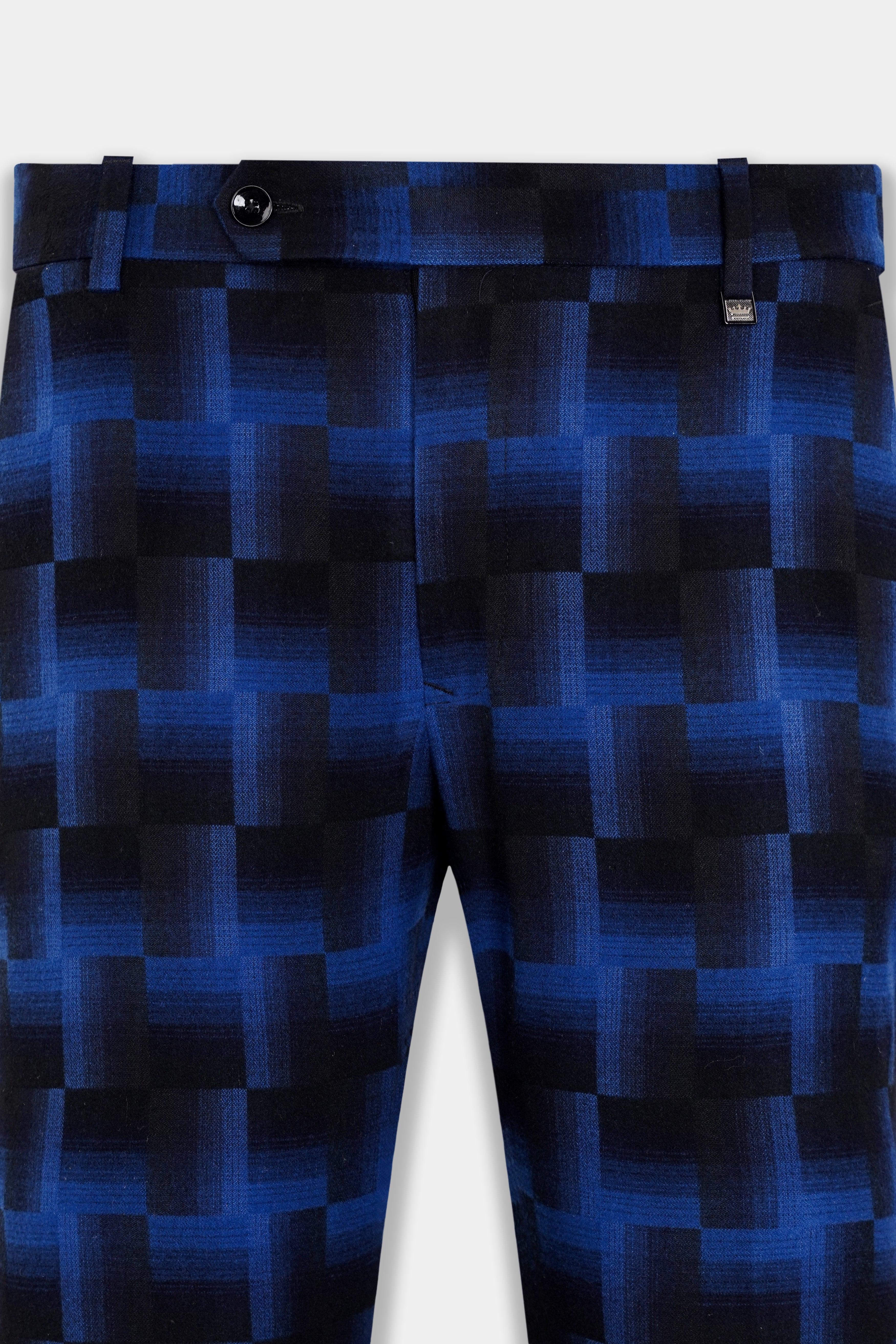 Marine Blue and Black Geometric Pattern Wool Rich Suit ST3097-SB-36, ST3097-SB-38, ST3097-SB-40, ST3097-SB-42, ST3097-SB-44, ST3097-SB-46, ST3097-SB-48, ST3097-SB-50, ST3097-SB-52, ST3097-SB-54, ST3097-SB-56, ST3097-SB-58, ST3097-SB-60