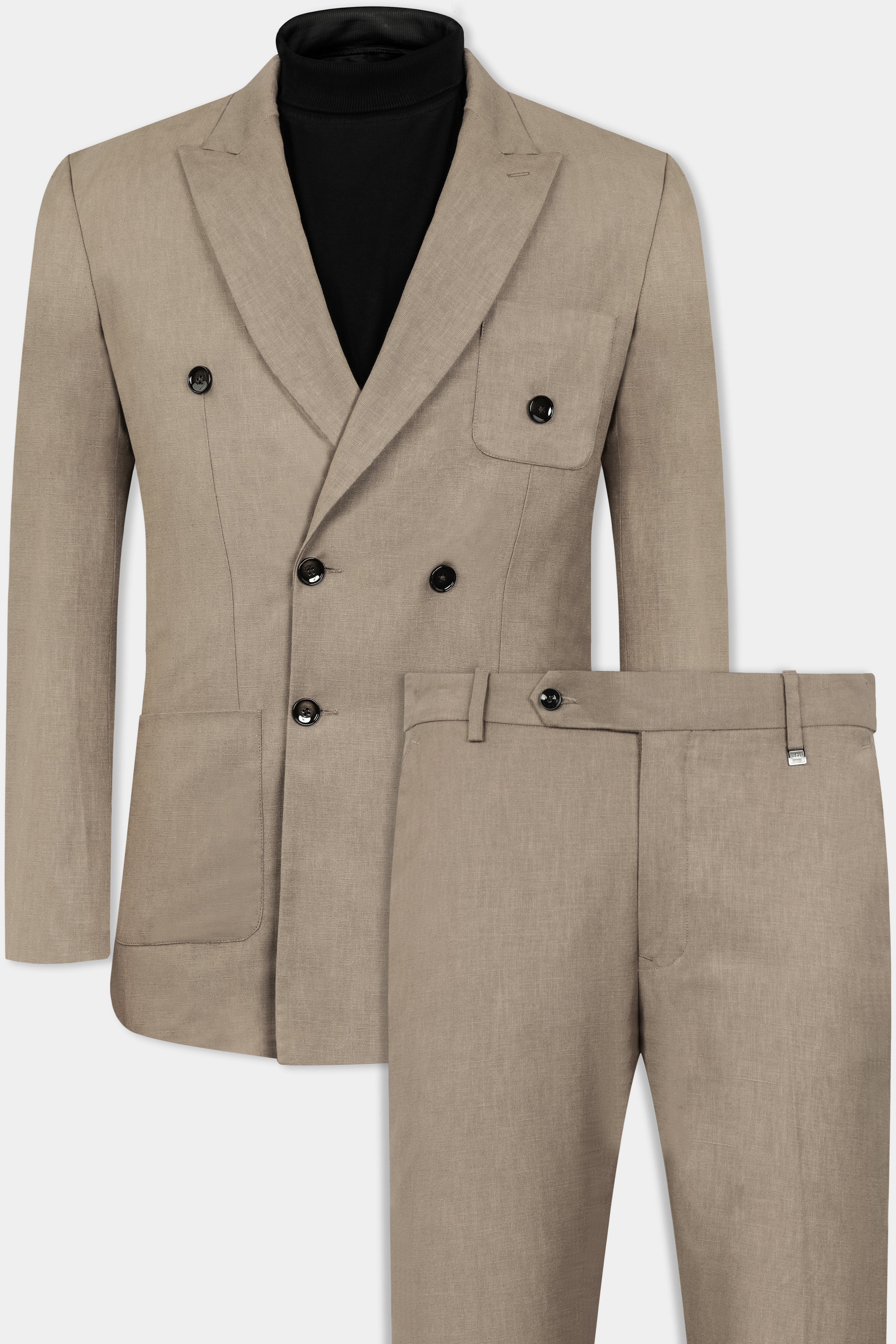 Oyster Brown Luxurious Linen Double Breasted Sports SuitST3118-DB-PP-36, ST3118-DB-PP-38, ST3118-DB-PP-40, ST3118-DB-PP-42, ST3118-DB-PP-44, ST3118-DB-PP-46, ST3118-DB-PP-48, ST3118-DB-PP-50, ST3118-DB-PP-52, ST3118-DB-PP-54, ST3118-DB-PP-56, ST3118-DB-PP-58, ST3118-DB-PP-60